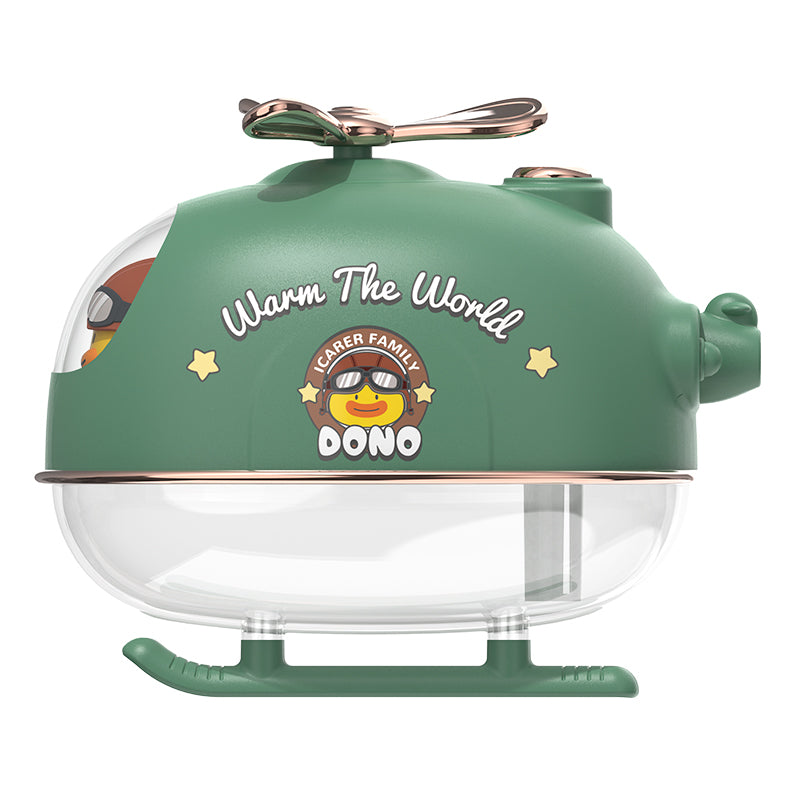 ICARER FAMILY Rechargeable Cute Airplane Humidifier Skin Moisturizing Desktop Mist Diffuser