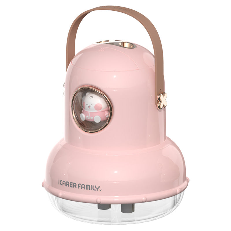 ICARER FAMILY IF-JS01 Cartoon Design Dual Spray Outlet Humidifier Rechargeable Desktop Mist Diffuser