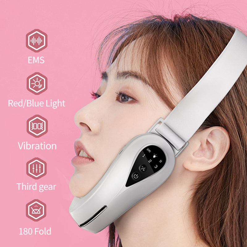S121 Microcurrent EMS Face Slimming Instrument Facial Lifting Massage V-face Beauty Device