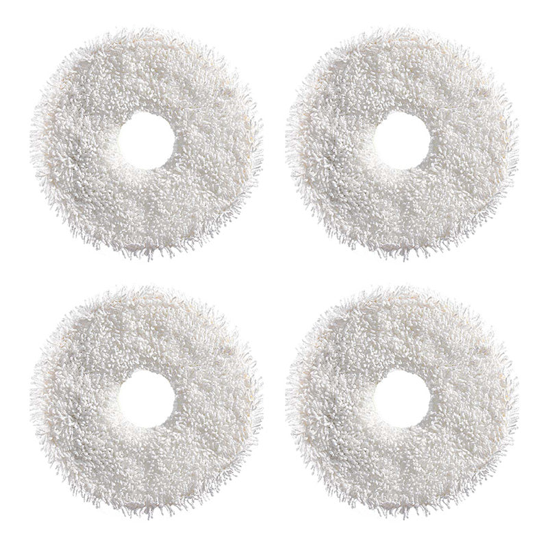 JUNSUNMAY 4Pcs Vacuum Cleaner Mop Pad for ECOVACS X1 Turbo / X1 Omni / X2 Omni / T10 Turbo / T10 Omni / T20 / T20 Omni