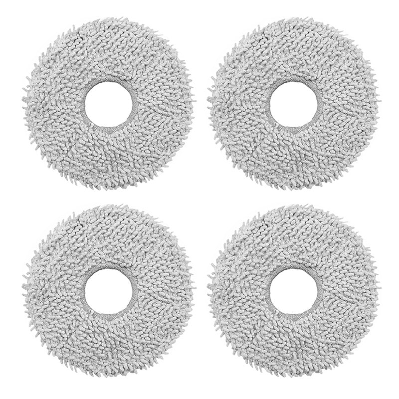JUNSUNMAY 4Pcs Vacuum Cleaner Mop Pad for ECOVACS X1 Turbo / X1 Omni / X2 Omni / T10 Turbo / T10 Omni / T20 / T20 Omni