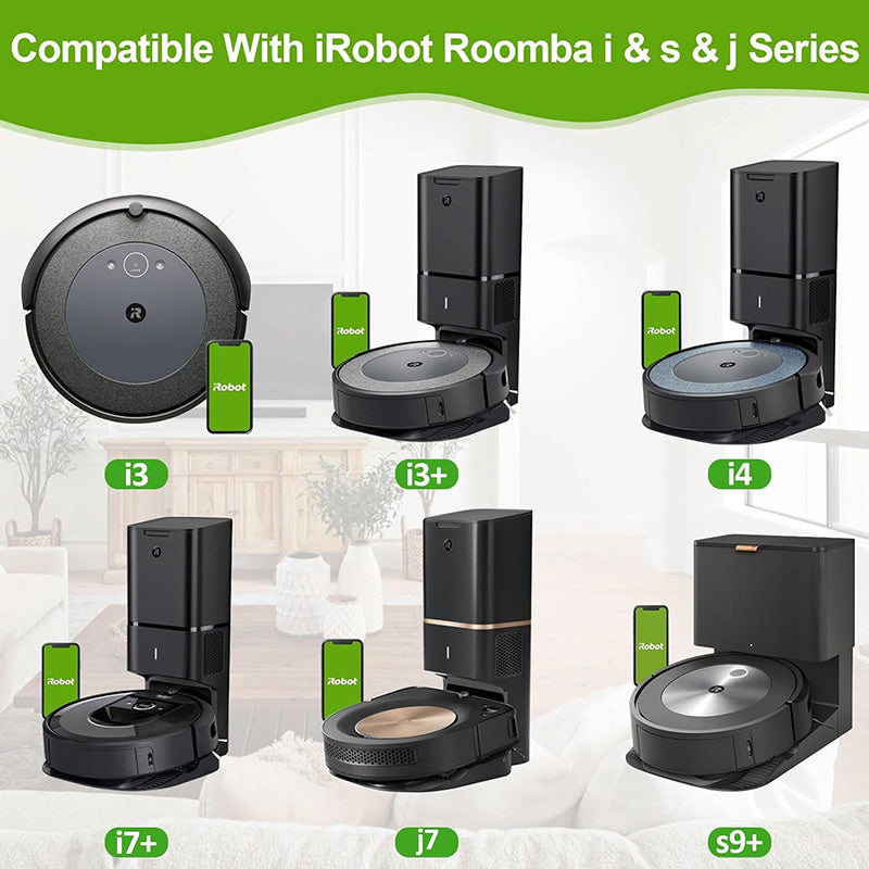 JUNSUNMAY For iRobot Roomba I & S & J Dust Bag 5Pcs Sweeping Robot Replacement Dust Collection Bag