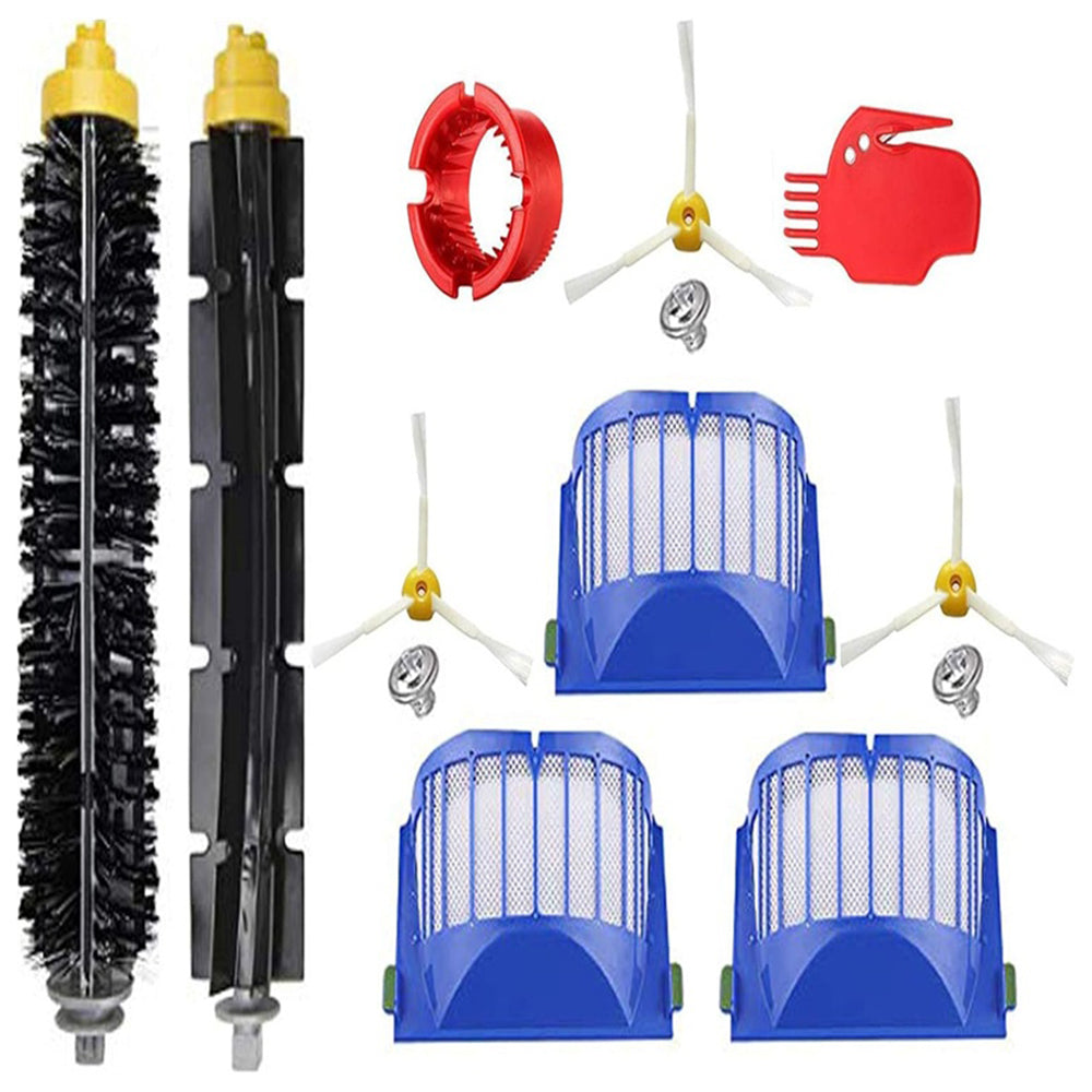 1 Set For iRobot Series 600 1 Pair Main Brush+3 Filter+3 Side-Edge Brush+2 Cleaning Comb