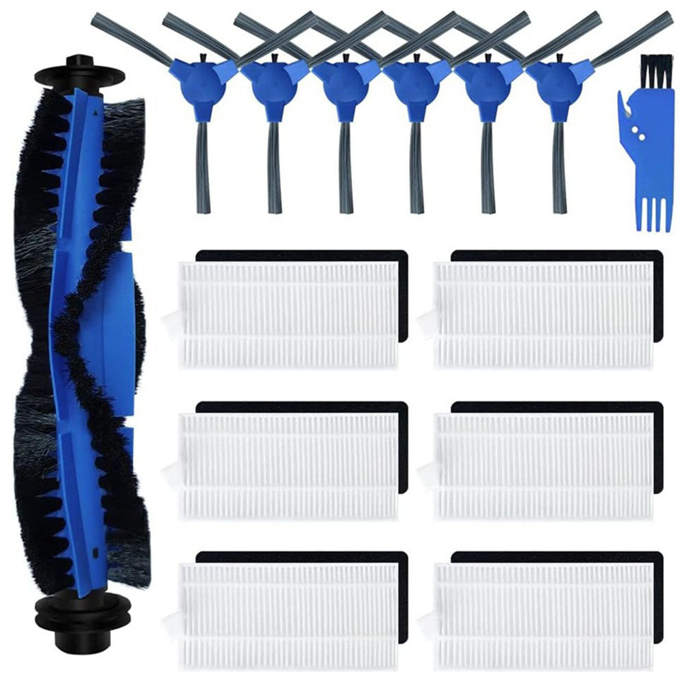 1 Set Cleaning Brush for Eufy RoboVac 11S / 15C / 30C / 35C (6 Filter+6 Side-Edge Brush+1 Main Brush+1 Cleaning Tool)
