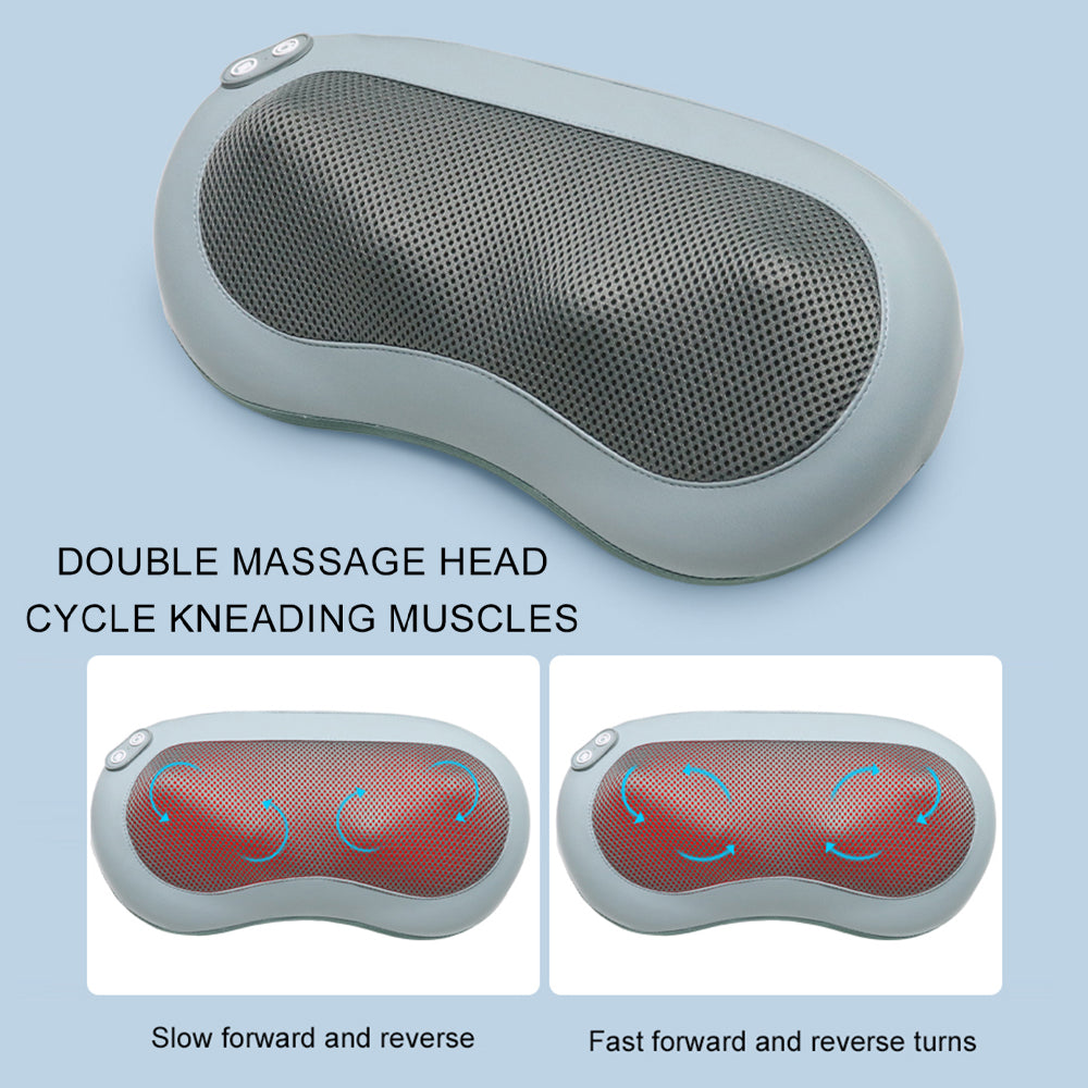 ST-1207 Wireless Back Massager USB Shiatsu Neck Massager with Heat Muscle Pain Relief