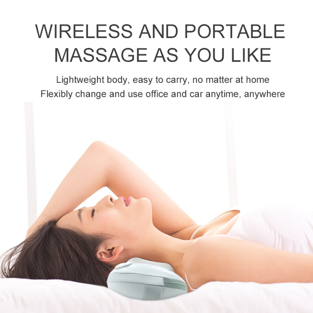ST-1207 Wireless Back Massager USB Shiatsu Neck Massager with Heat Muscle Pain Relief