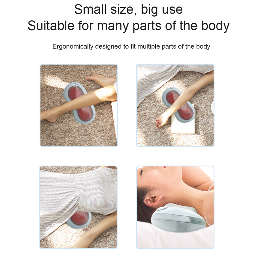 ST-1207 Wireless Back Massager USB Shiatsu Neck Massager with Heat Muscle Pain Relief