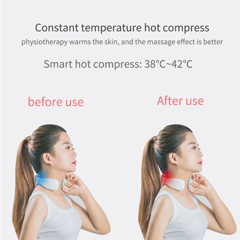 ST-304 Cordless EMS Neck Massager Electric Neck Massaging Tool for Pain Relieve