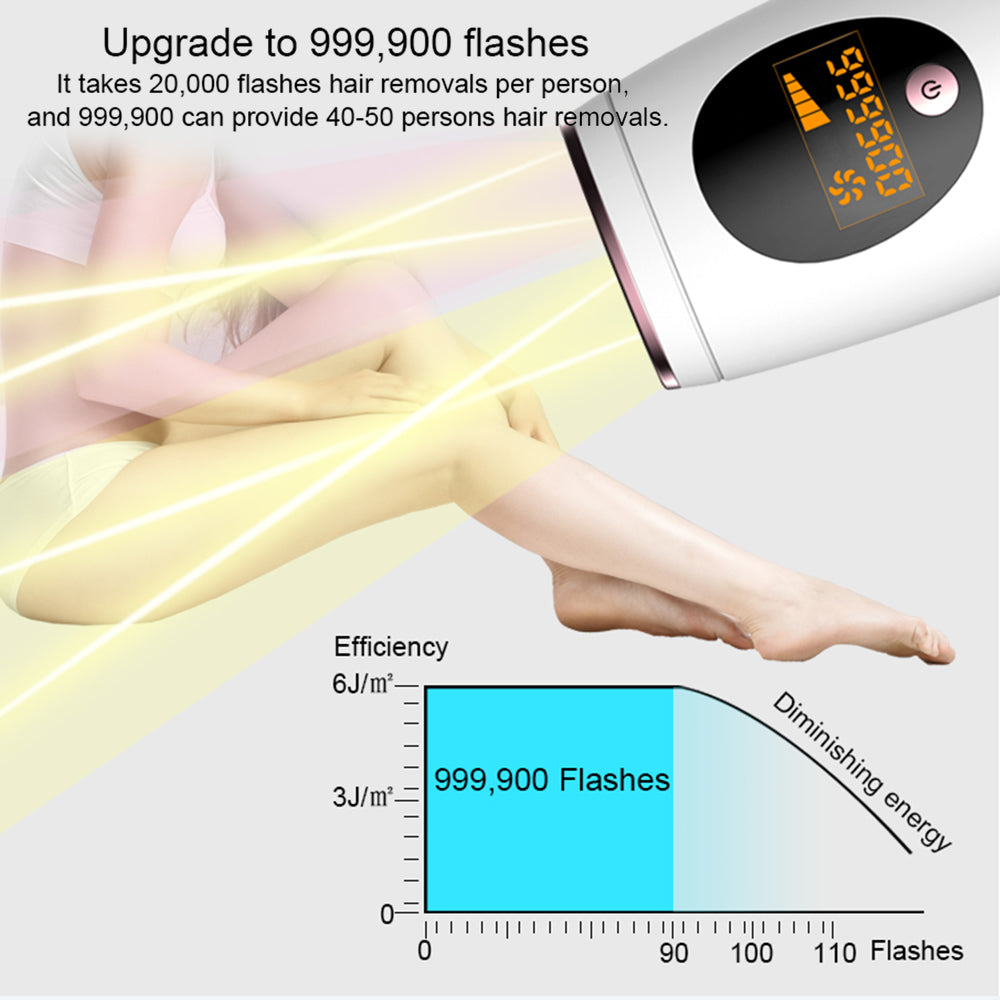 D26 IPL Hair Removal Device 5 Gears 999900 Flash Laser Epilator Bikini Trimmer