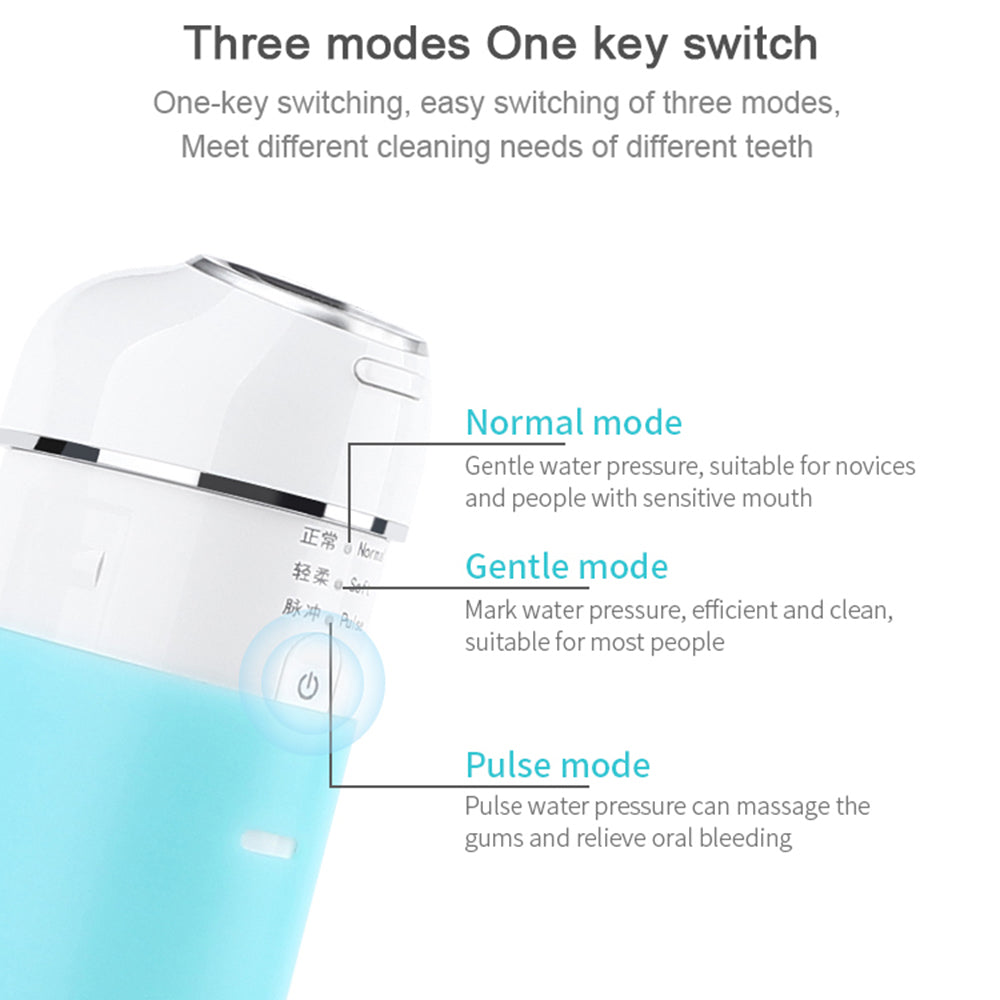 ST-102A UV Sterilization 3 Modes Water Flosser 200ML Water Tank Oral Irrigator