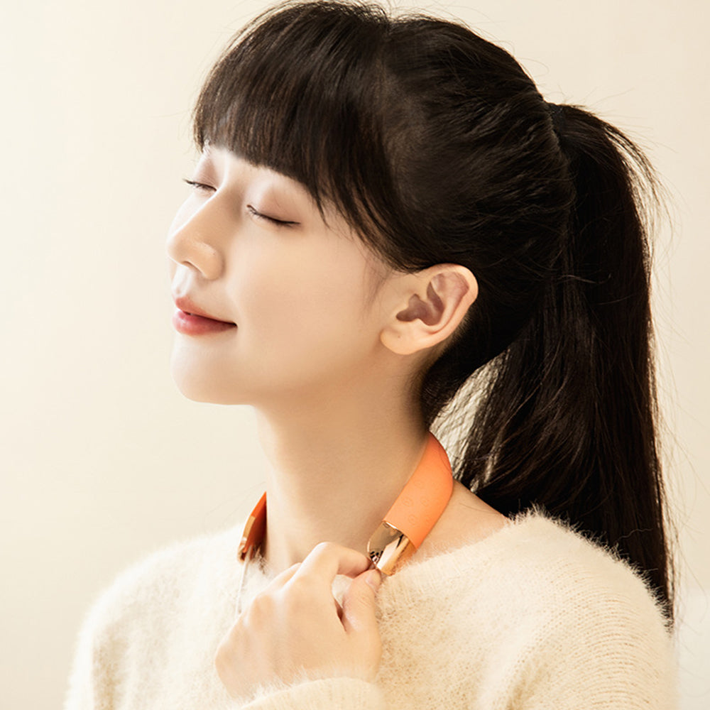 N1 2-in-1 5000mAh Fast Heating Cartoon Cat Hand Warmer Hot Compress Neckband