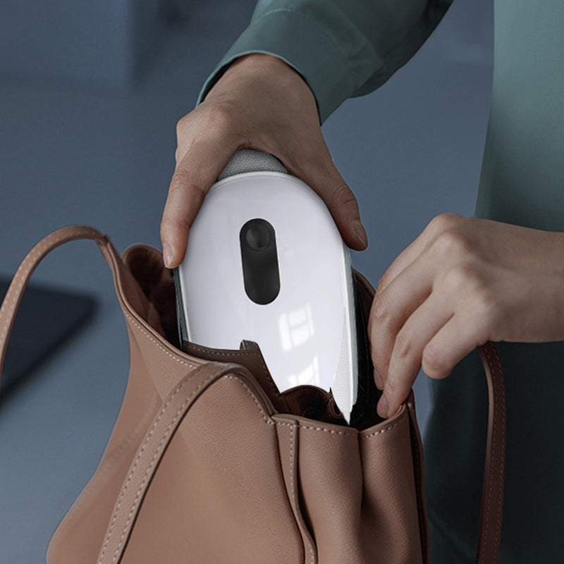 HY011 Bluetooth Music Folding Electric Eye Massager Hot Compress Foldable Eye Care Device - White