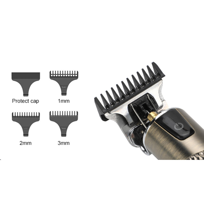 VGR V-983 Hair Clippers for Men LCD Display Rechargeable Electric Cordless Trimmer Hair Cutting