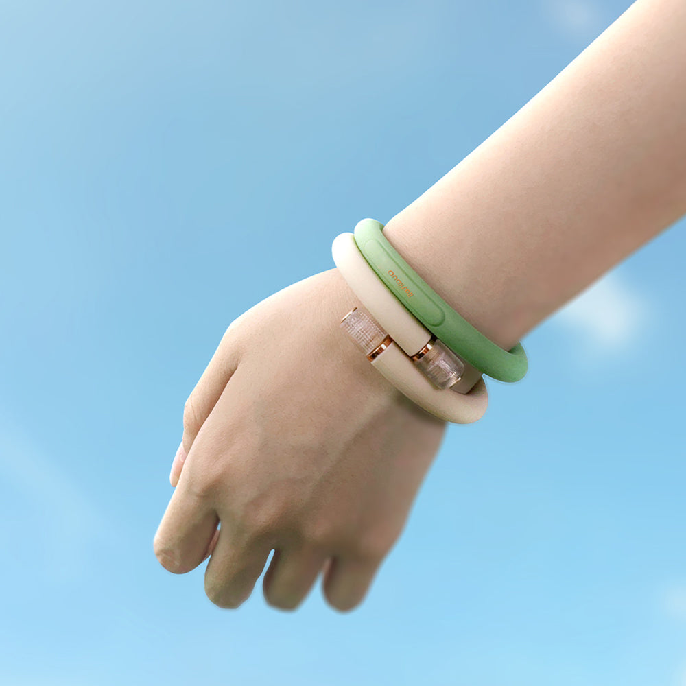 XIAOMIYOUPIN QUALITELL Q1 Mosquito Repellent Bracelet Adults Kids Plant Essential Oil Anti-Mosquito Silicone Bracelet
