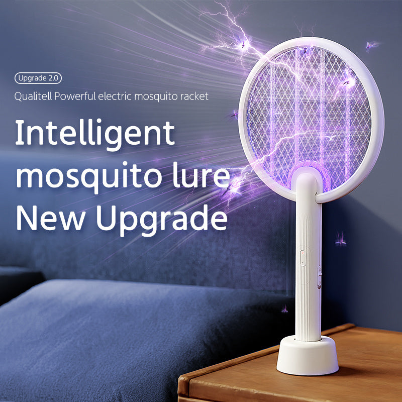 XIAOMIYOUPIN QUALITELL C2 Rechargeable Bug Zapper Lamp Electric Fly Mosquito Swatter Racket