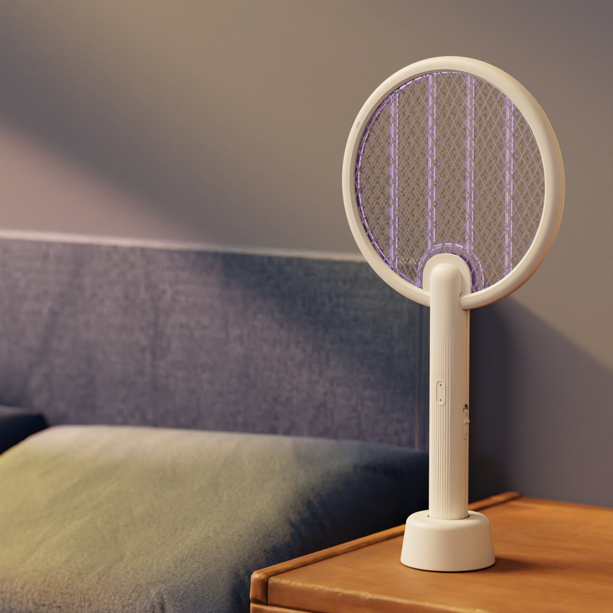 XIAOMIYOUPIN QUALITELL C2 Rechargeable Bug Zapper Lamp Electric Fly Mosquito Swatter Racket