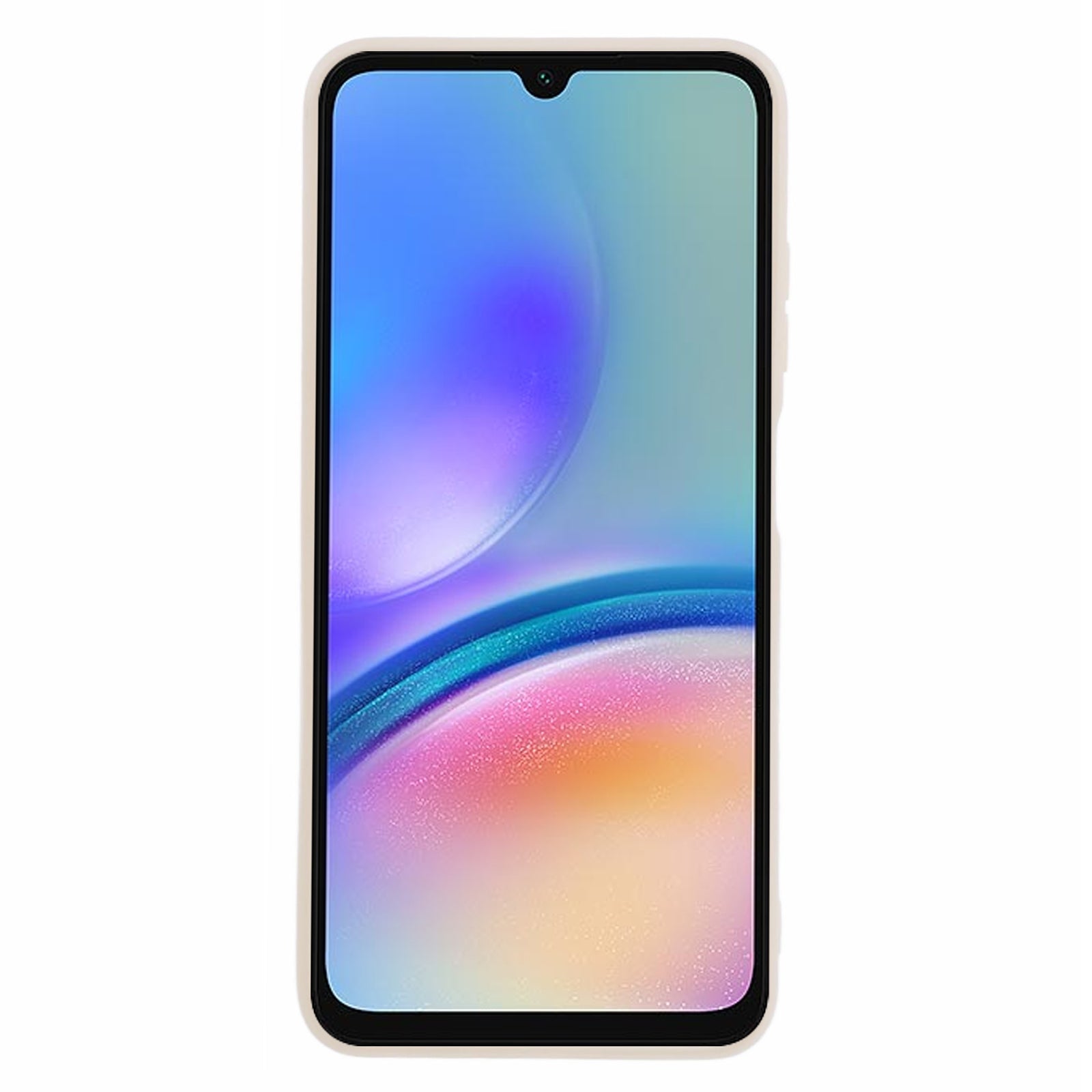 For Samsung Galaxy A05s 4G Case Lens Precise Cutout Soft TPU Phone Cover - White