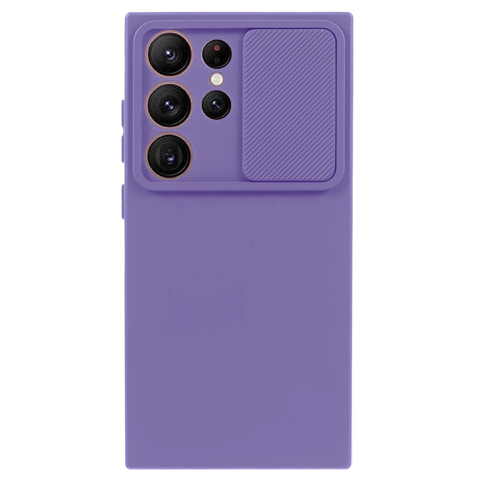 TMT Series for Samsung Galaxy S23 Ultra Case Soft TPU Protective Back Shell with Slide Lens Lid - Sapphire
