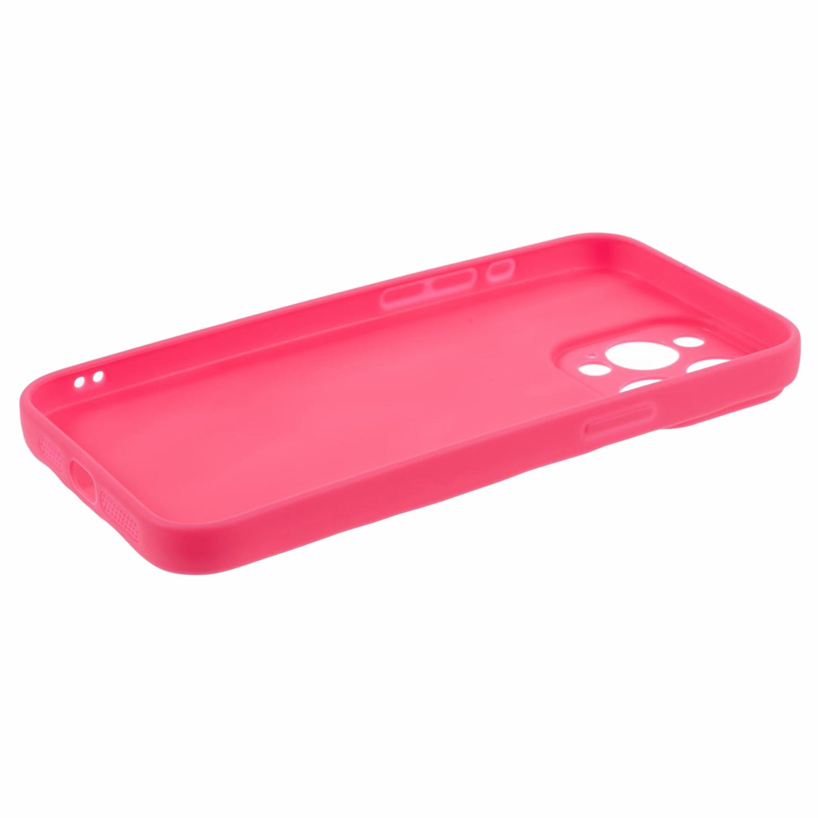 HRX Series For iPhone 14 Pro Case Slim-Fit TPU 3D Wrinkled Uneven Protective Shell - Rose