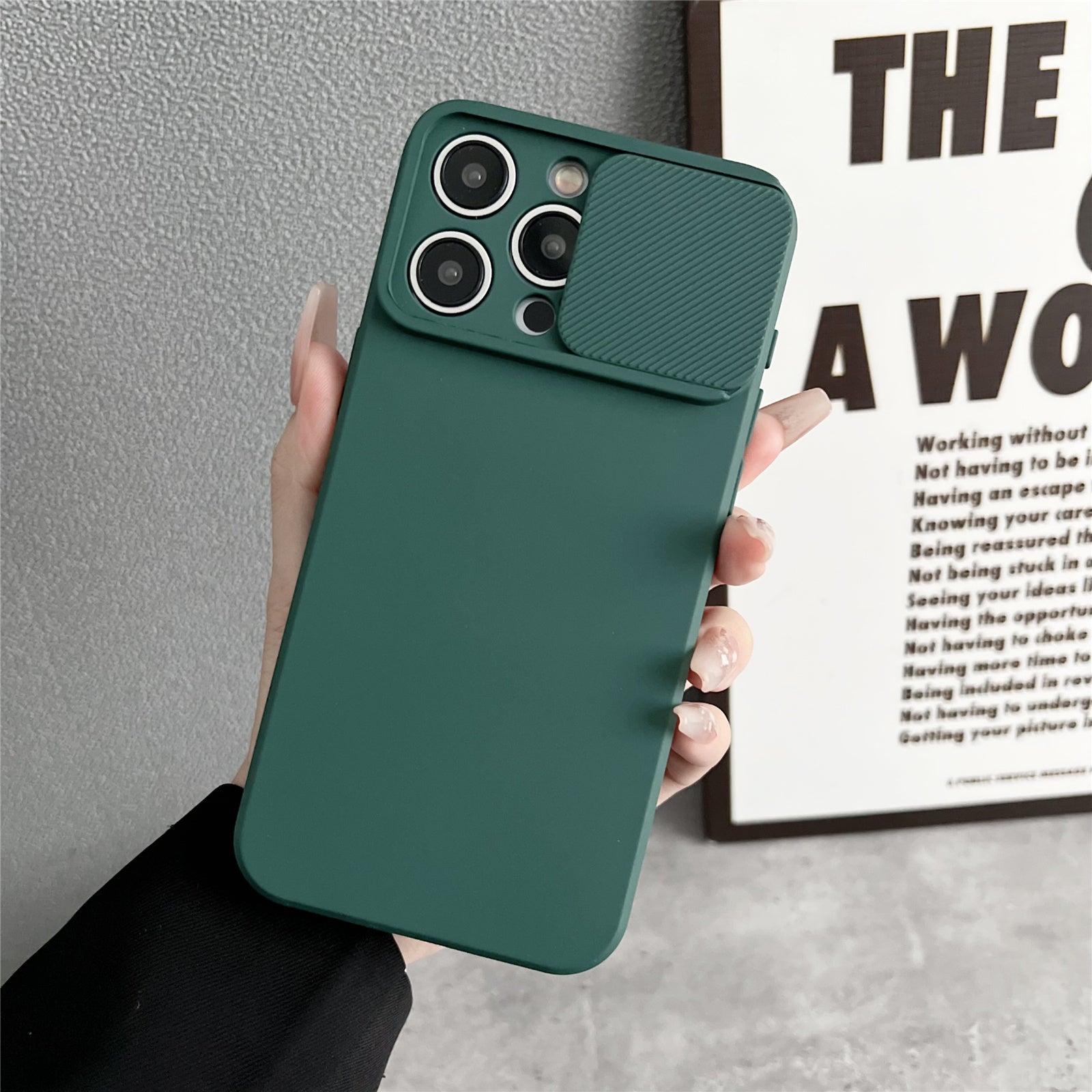TMT Series for iPhone 15 Pro Max Case Scratch-resistant TPU Phone Shell Lined with Soft Lining - Purple