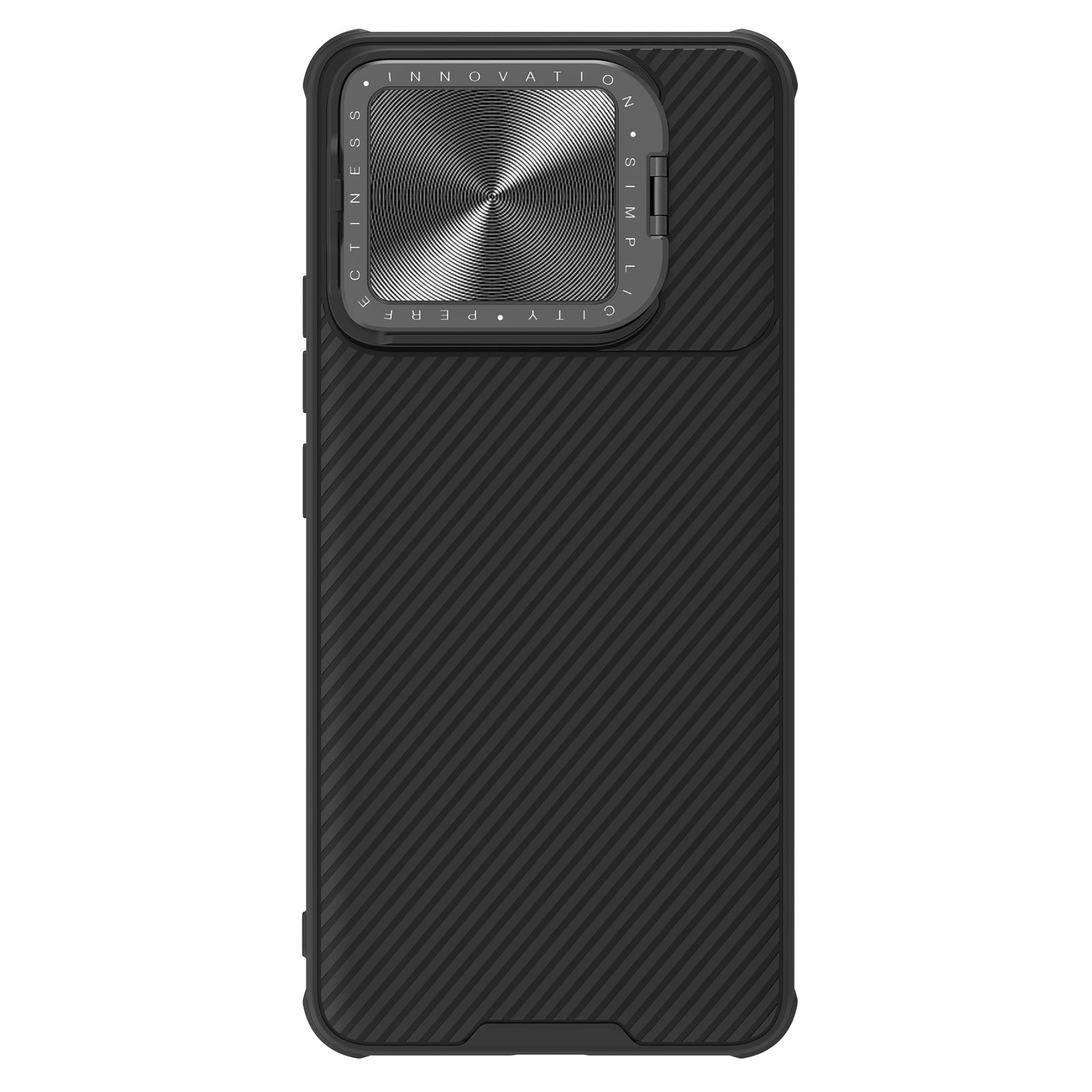 NILLKIN CamShield Prop Series for Xiaomi Redmi K70 5G / K70 Pro 5G PC+TPU Phone Case Kickstand Phone Cover - Black