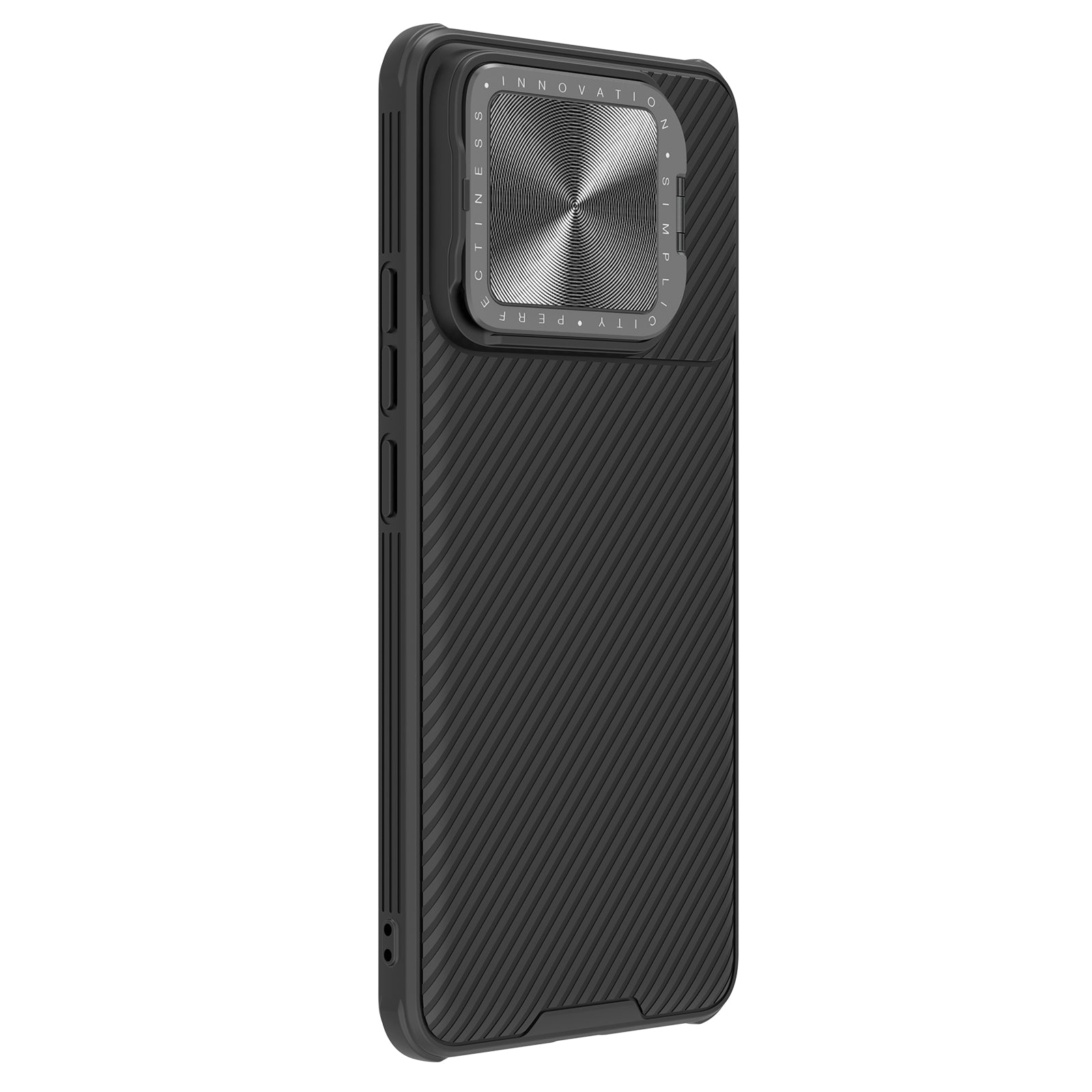 NILLKIN CamShield Prop Series for Xiaomi Redmi K70 5G / K70 Pro 5G PC+TPU Phone Case Kickstand Phone Cover - Black