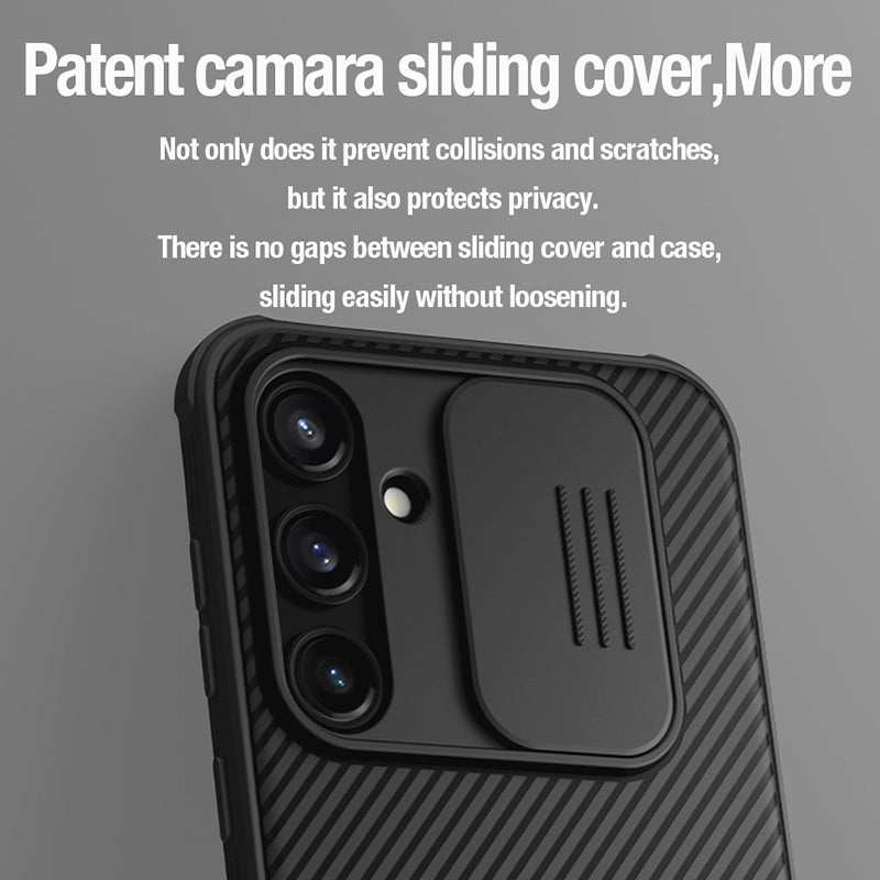 NILLKIN CamShield Pro Series for Samsung Galaxy A35 5G Case Magnetic PC+TPU Phone Cover - Black