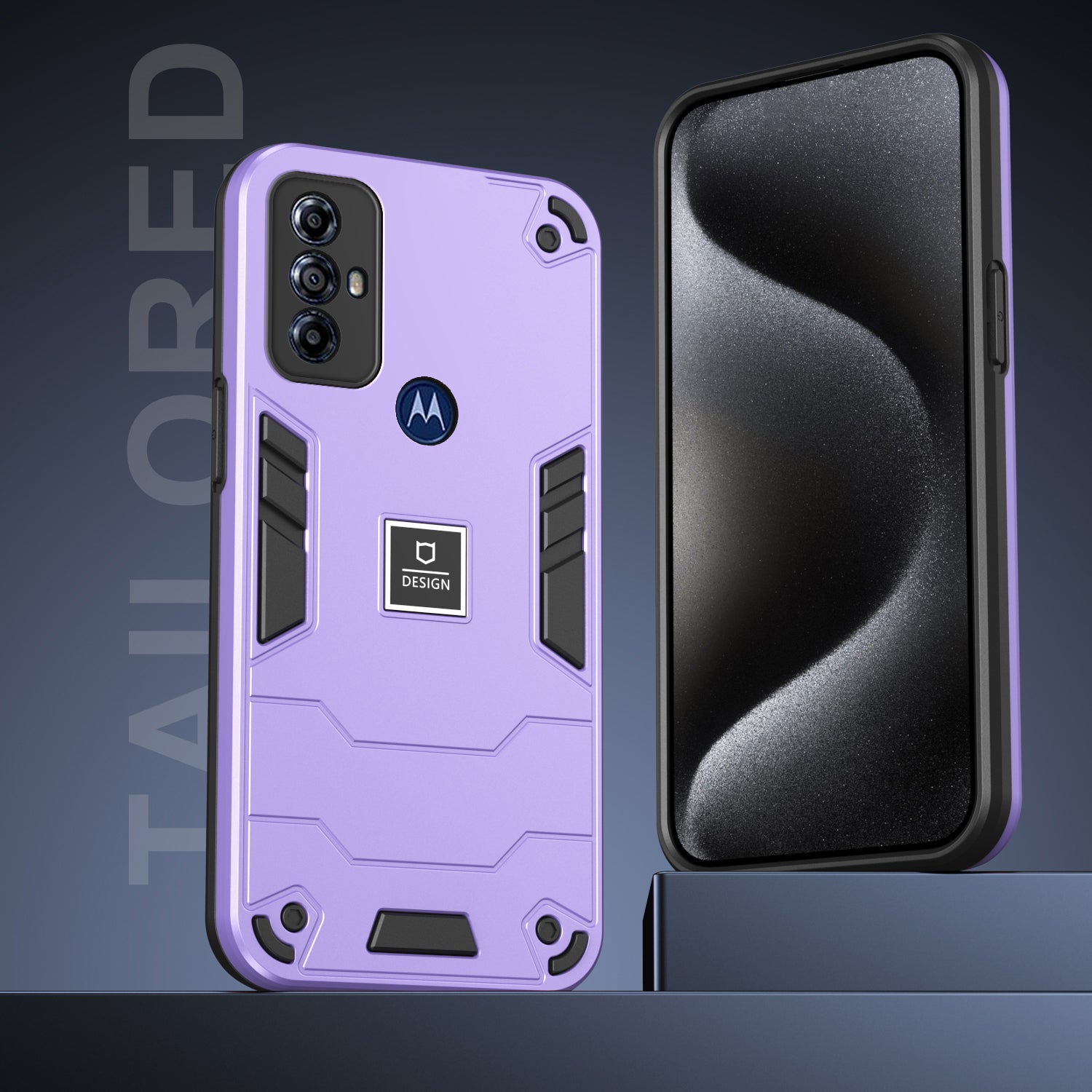 For Motorola Moto G Play (2023) 4G Case Anti-slip Phone Protective Cover - Purple