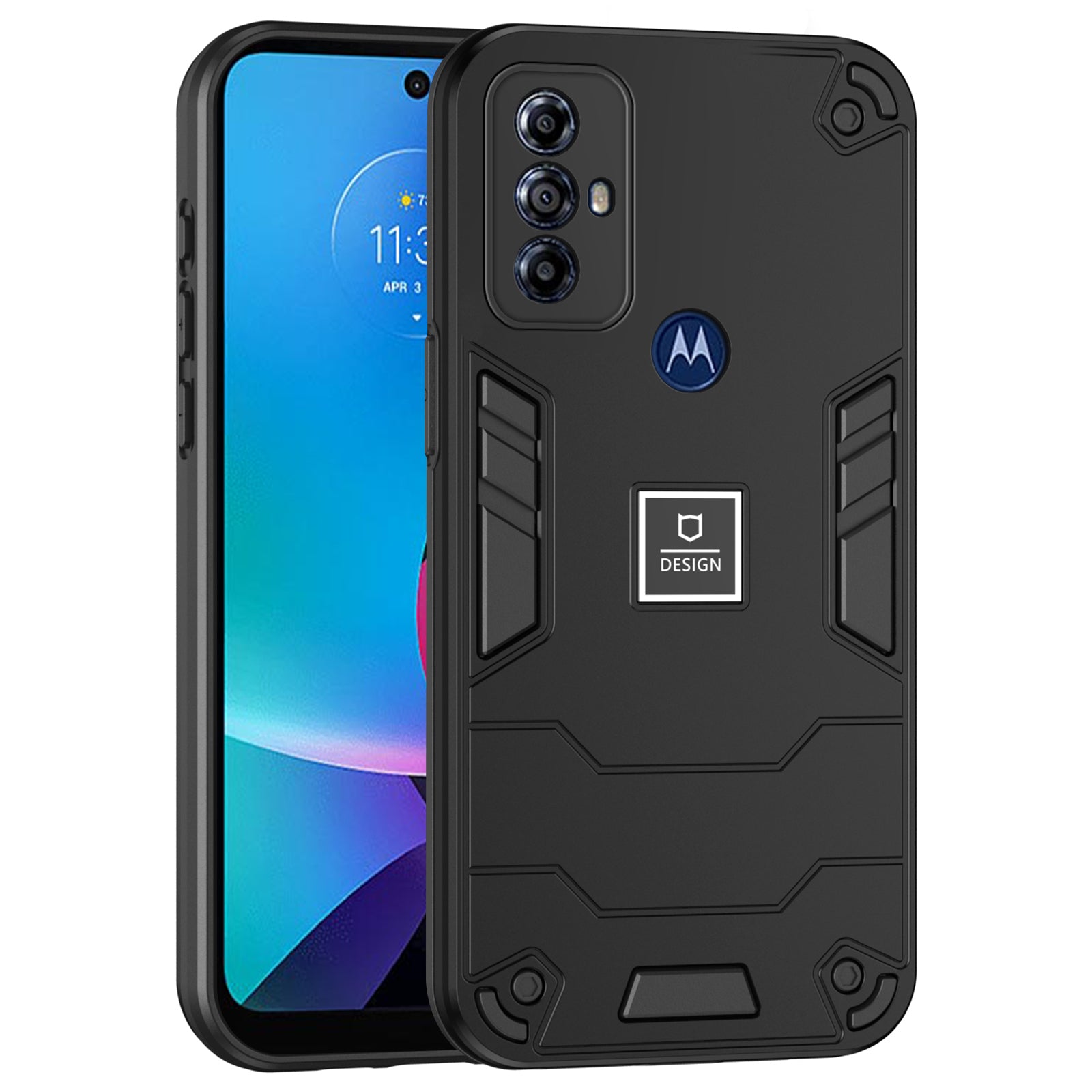 For Motorola Moto G Play (2023) 4G Case Anti-slip Phone Protective Cover - Purple