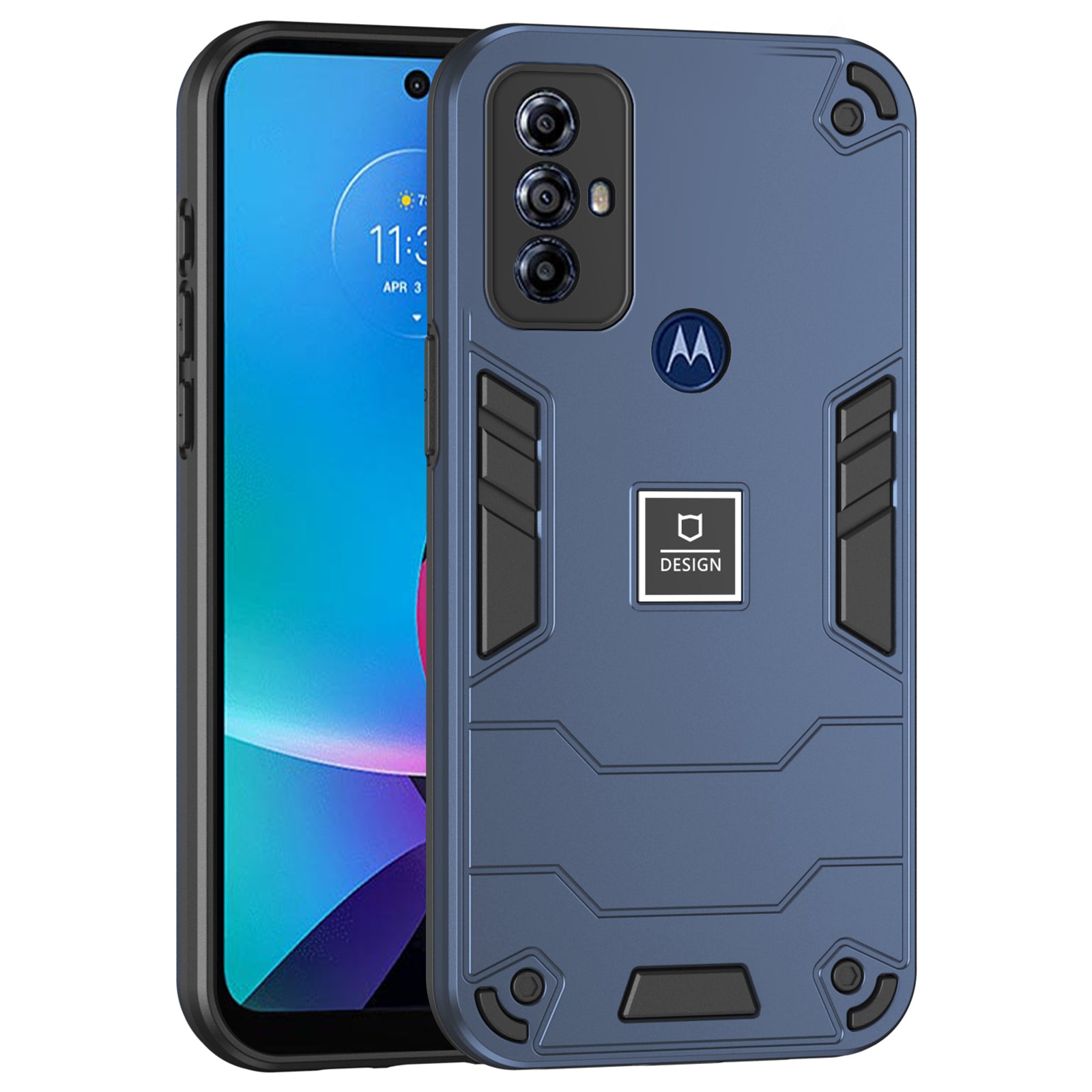 For Motorola Moto G Play (2023) 4G Case Anti-slip Phone Protective Cover - Purple