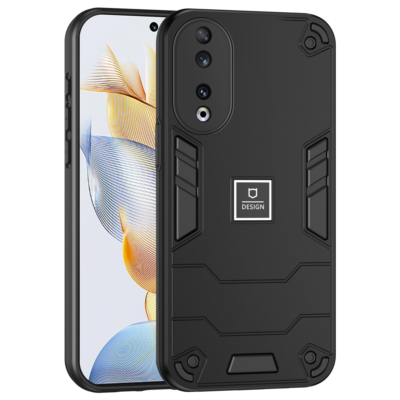 For Honor 90 Phone Case Drop Protection Anti-Fingerprint - Purple