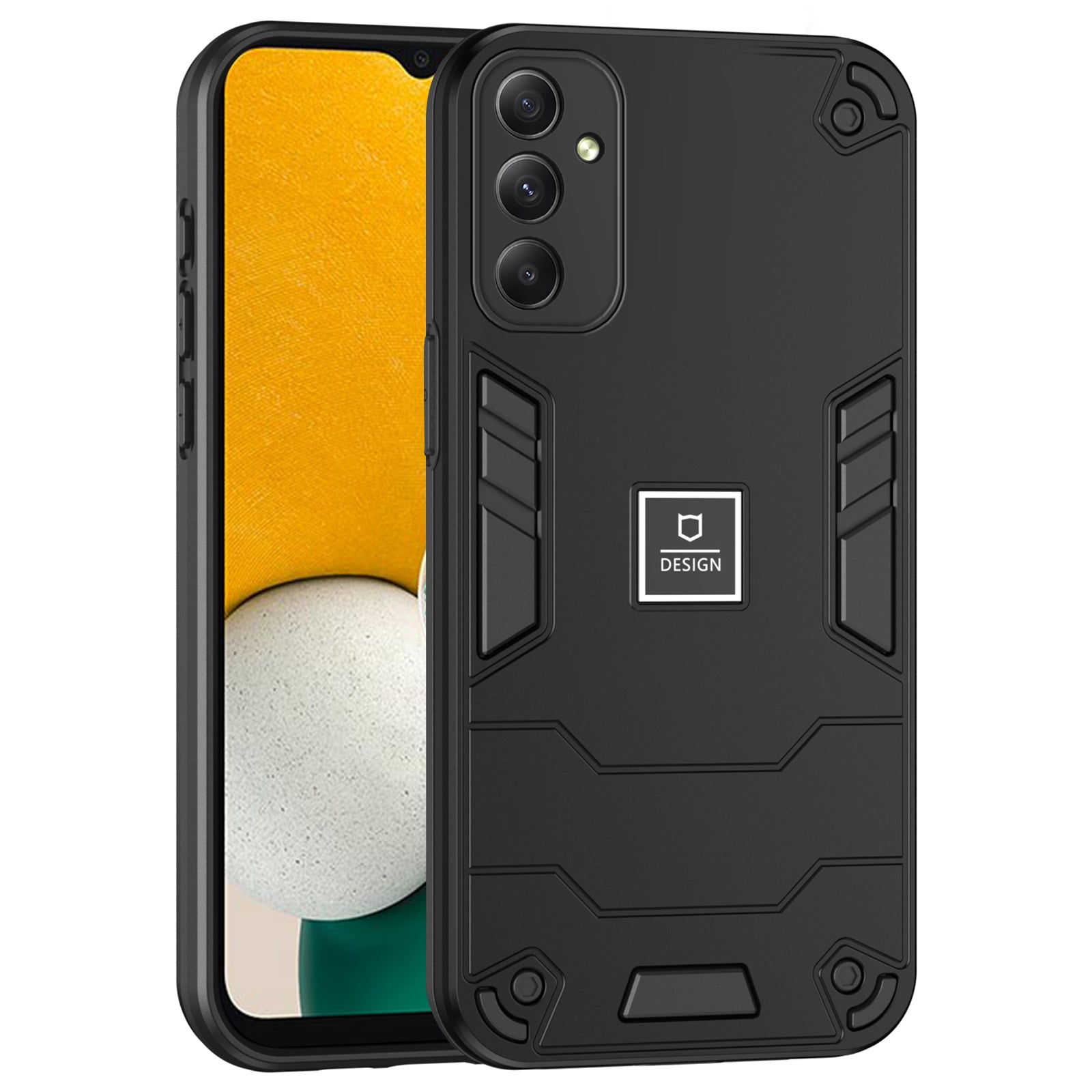 For Samsung Galaxy A13 5G / A04s 4G (164.7 x 76.7 x 9.1 mm) / M13 5G Case TPU+PC Shockproof Tough Shell - Navy Blue