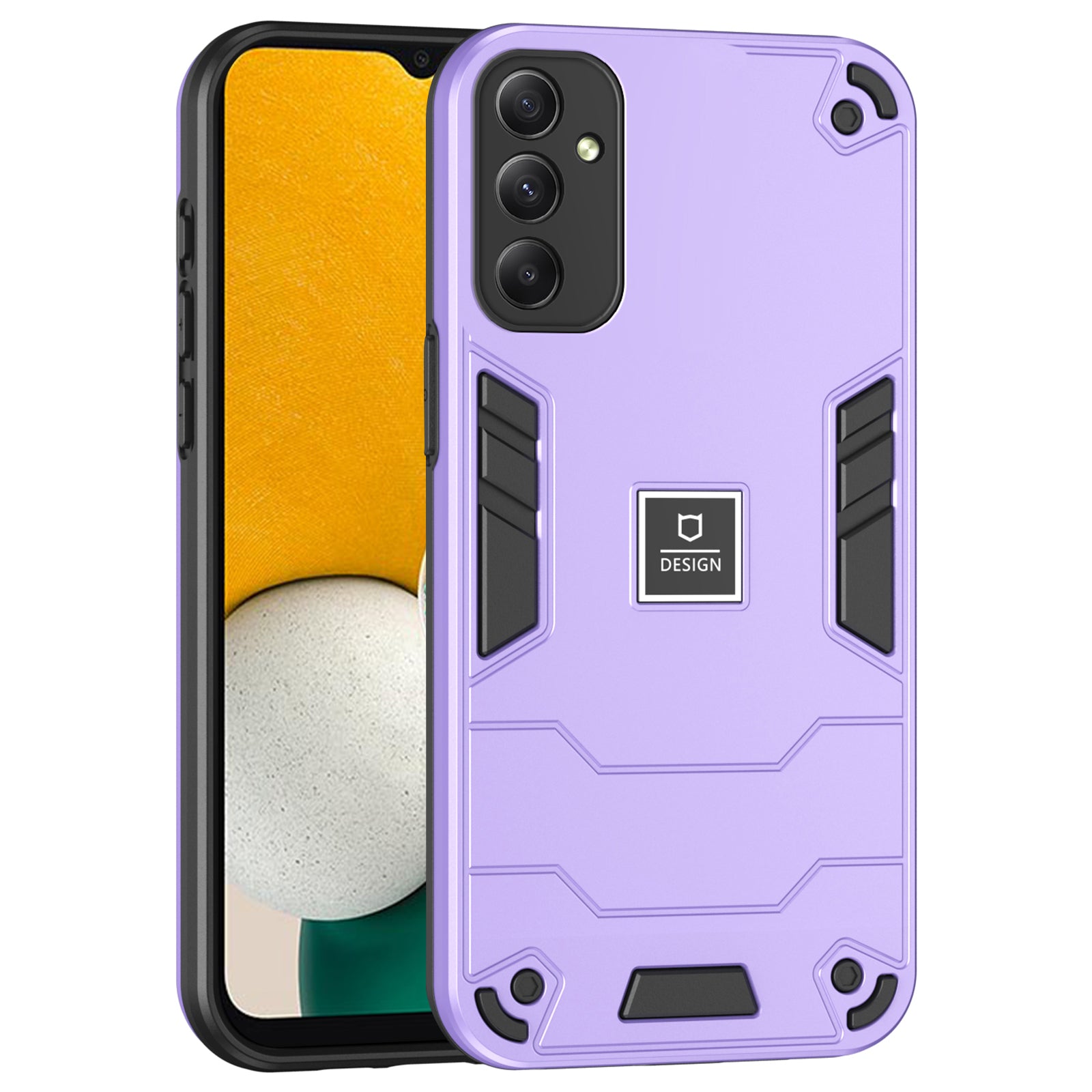 For Samsung Galaxy A13 5G / A04s 4G (164.7 x 76.7 x 9.1 mm) / M13 5G Case TPU+PC Shockproof Tough Shell - Navy Blue