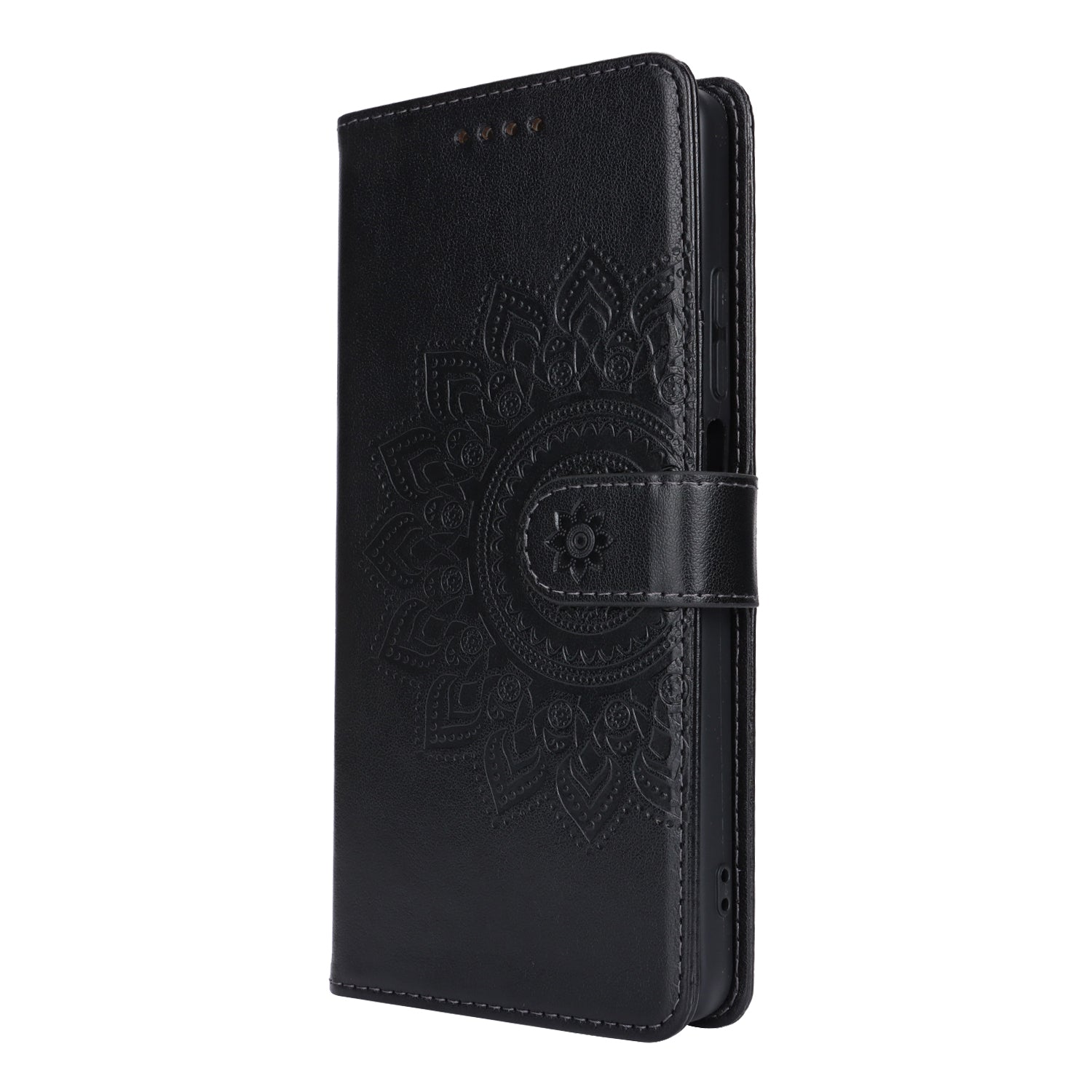 For Xiaomi Redmi Note 12 Pro 5G / Redmi Note 12 Pro Speed 5G /  Poco X5 Pro 5G Cover R61 Texture Leather Stand Case - Black