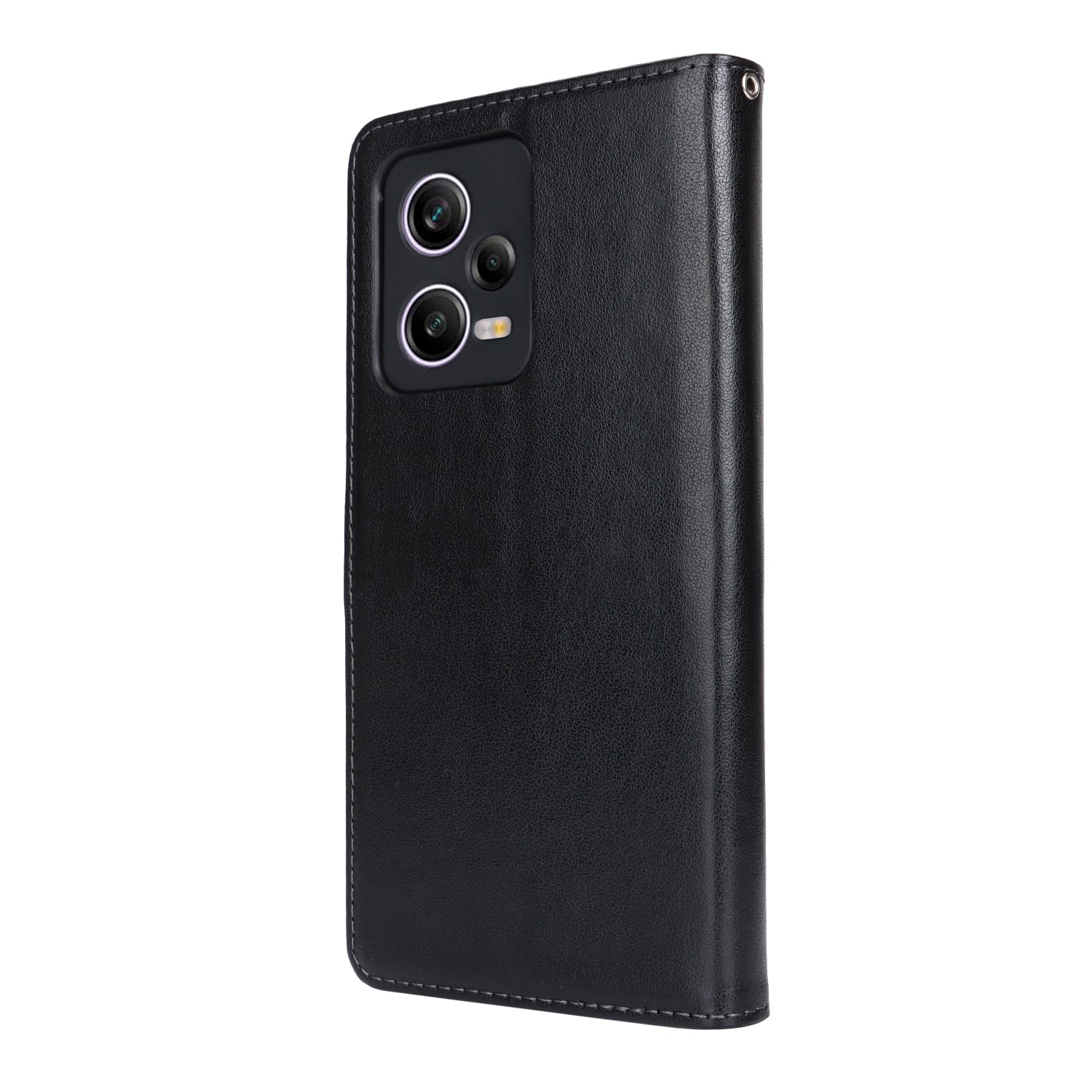 For Xiaomi Redmi Note 12 Pro 5G / Redmi Note 12 Pro Speed 5G /  Poco X5 Pro 5G Cover R61 Texture Leather Stand Case - Black