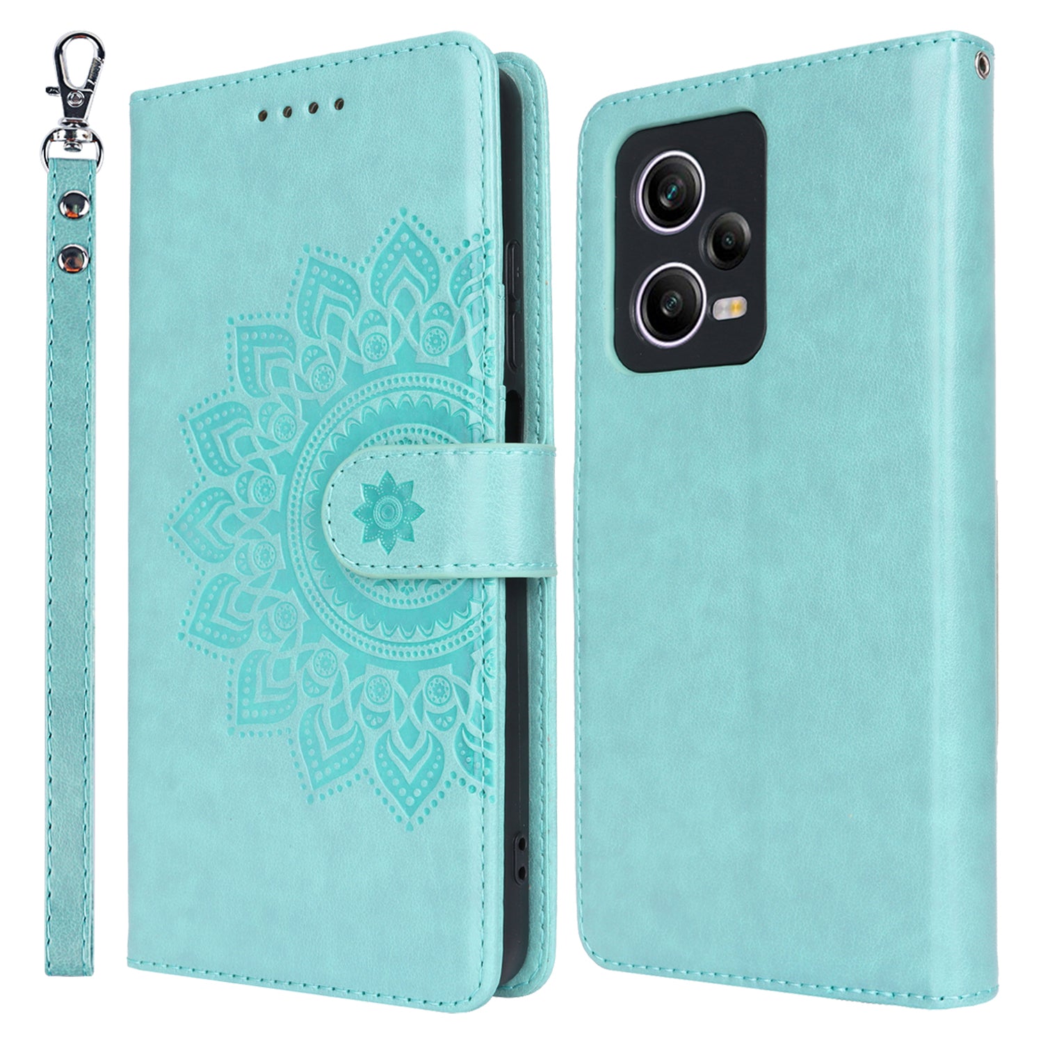 For Xiaomi Redmi Note 12 Pro 5G / Redmi Note 12 Pro Speed 5G /  Poco X5 Pro 5G Cover R61 Texture Leather Stand Case - Black