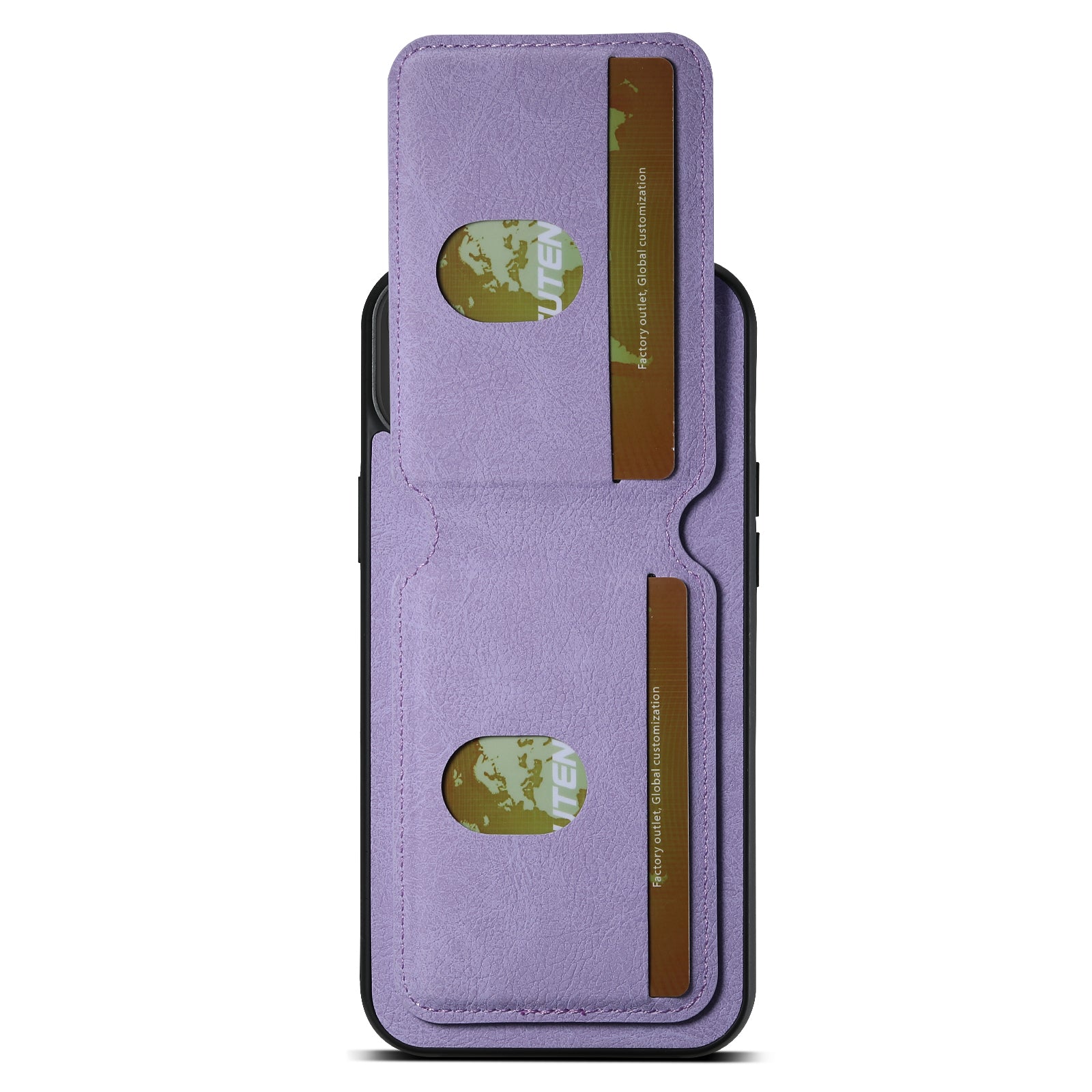 SUTENI H02 For iPhone 15 Plus Case Scratch-proof PU Leather+TPU Litchi Texture Cell Phone Shell - Purple