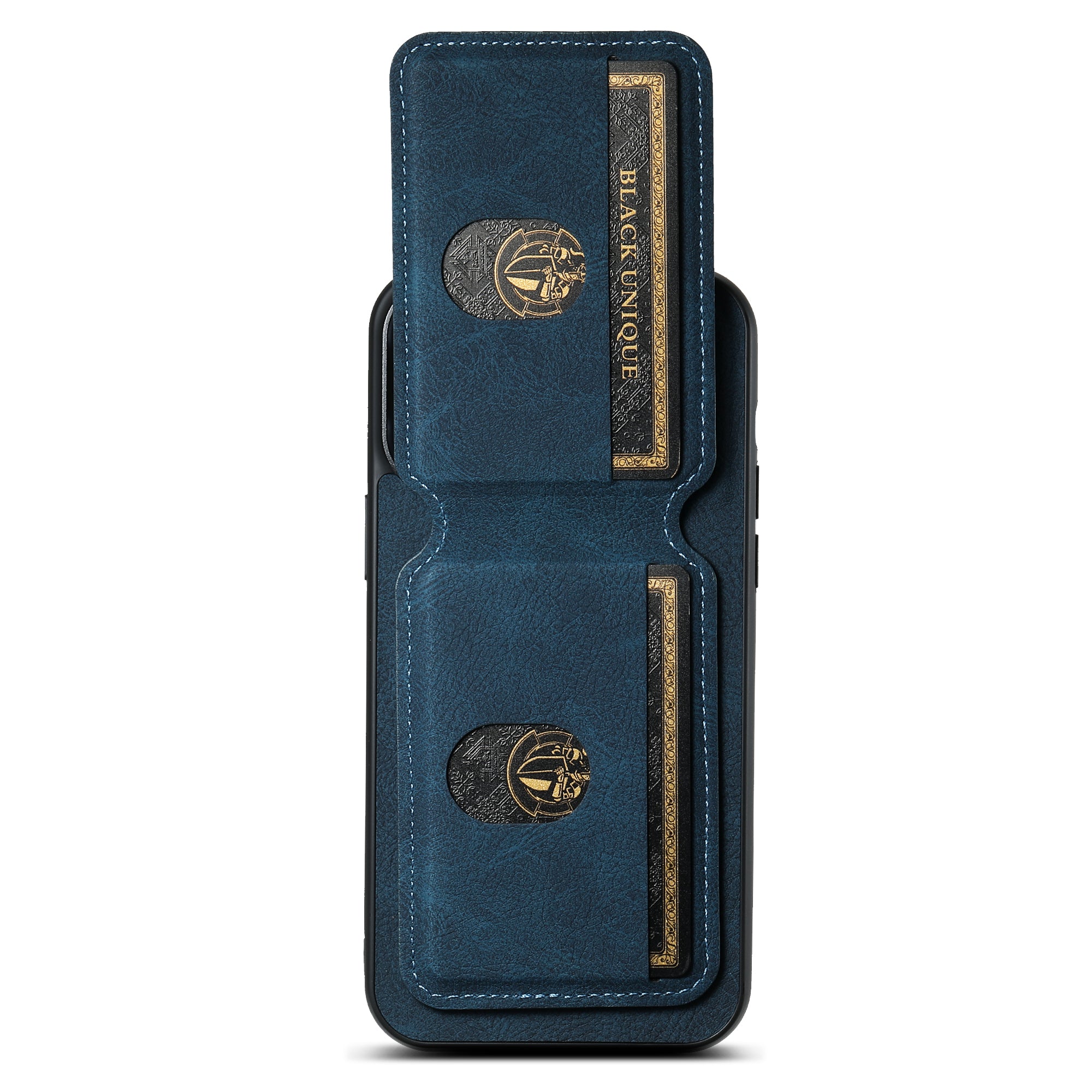 SUTENI H02 For iPhone 12 Pro Max 6.7 inch Case Vertical Flip PU Leather+TPU Anti-dust Protective Cover - Blue