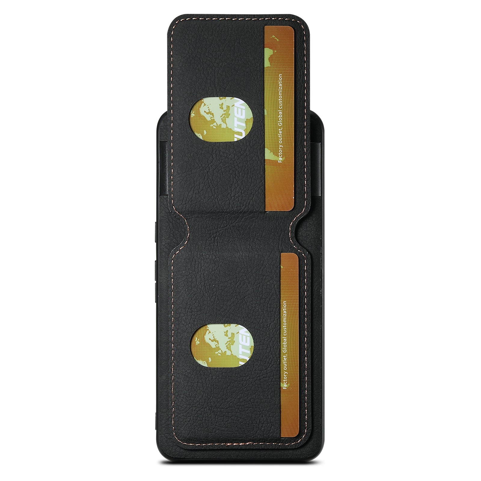 SUTENI H02 For Google Pixel 8 Pro Litchi Texture Case Vertical Flip Card Holder Protective Back Cover - Black