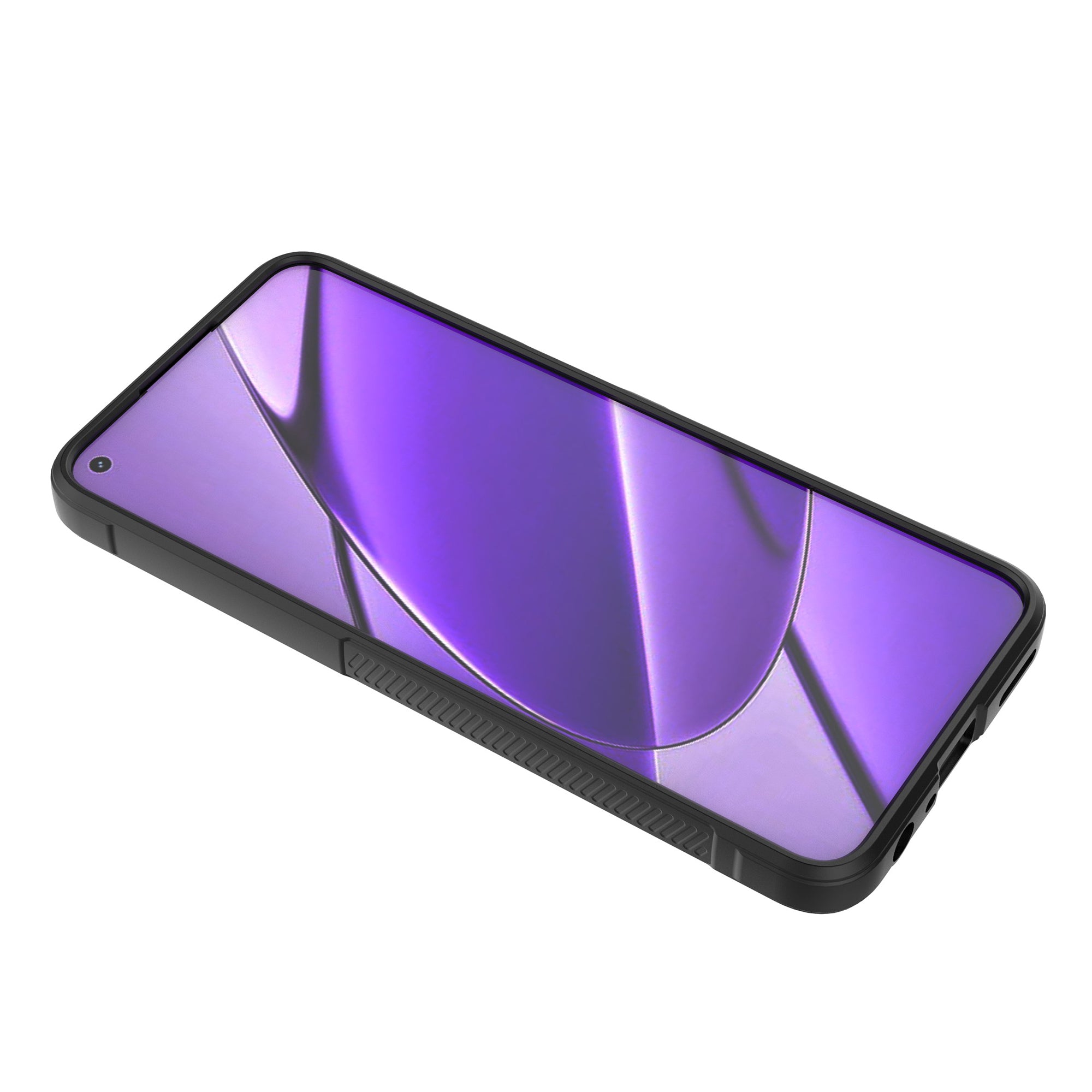 For Realme 11 4G (159.9x73.3x7.95mm) TPU Case Drop Protection Phone Cover - Black