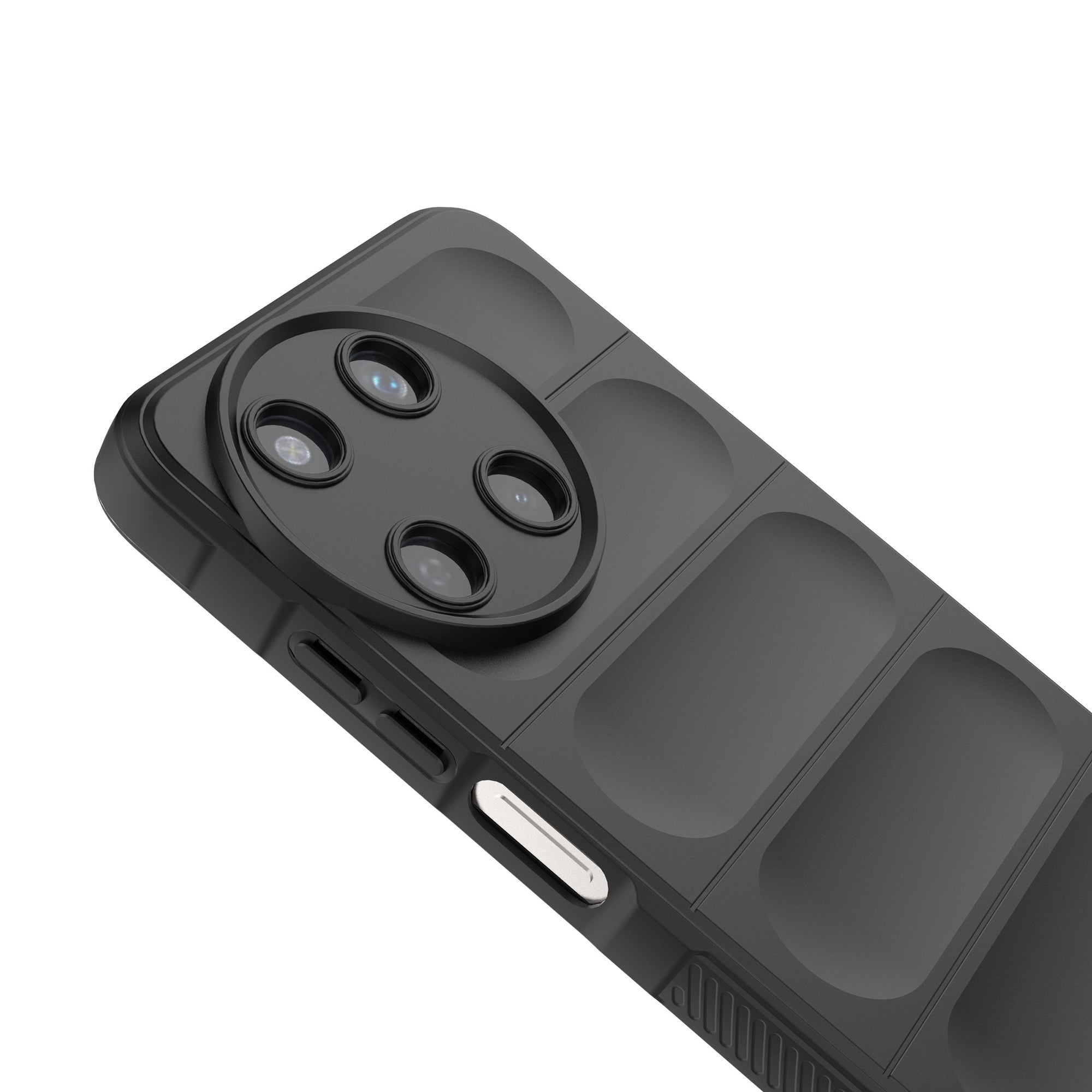 For Realme 11 4G (159.9x73.3x7.95mm) TPU Case Drop Protection Phone Cover - Black