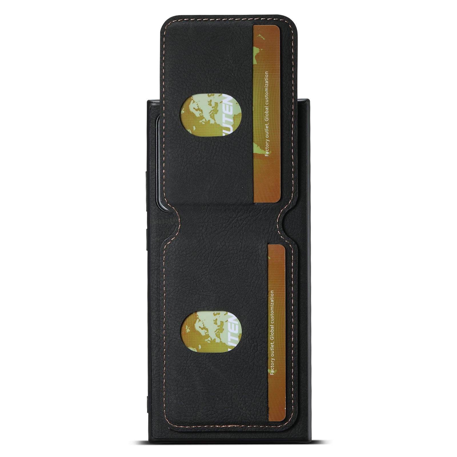 SUTENI H02 For Samsung Galaxy Note20 Ultra 5G / Note20 Ultra Kickstand Phone Case with Card Slots - Black