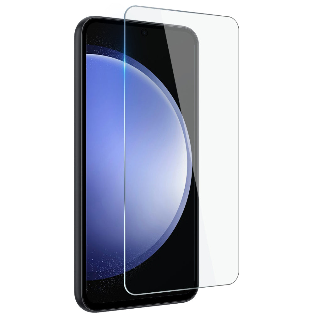 NORTHJO For Samsung Galaxy S23 FE TPU Phone Case with Tempered Glass Film - Transparent