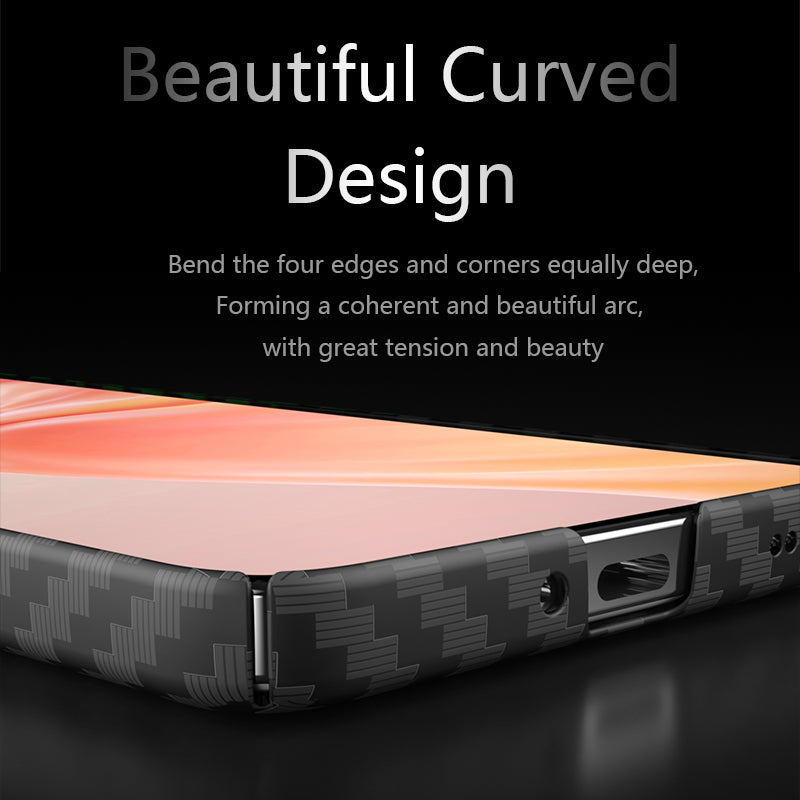 For Xiaomi Redmi K70 5G Cell Phone Case Splicing Color Carbon Fiber Texture Hard PC Cover - Black
