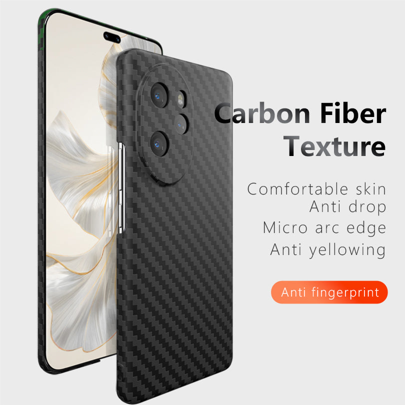 For Honor 100 Pro 5G Cell Phone Case Splicing Color Scratch-resistant Hard PC Back Shell - Black