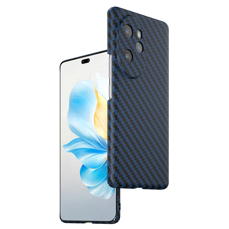 For Honor 100 Pro 5G Cell Phone Case Splicing Color Scratch-resistant Hard PC Back Shell - Black