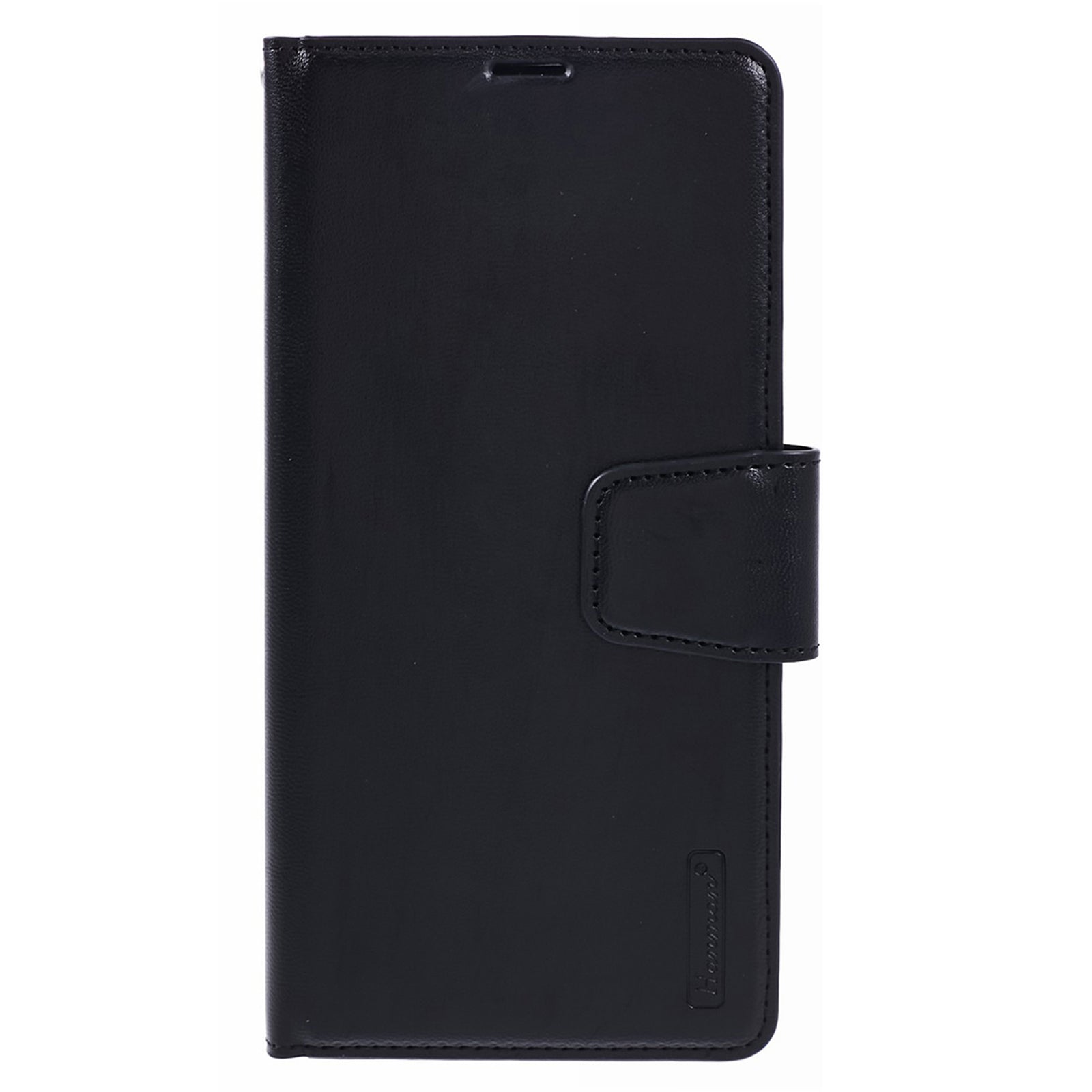 HANMAN Mill Series Phone Cover for Oppo A79 5G / A2 5G Case PU Leather Wallet Phone Stand Shell - Black