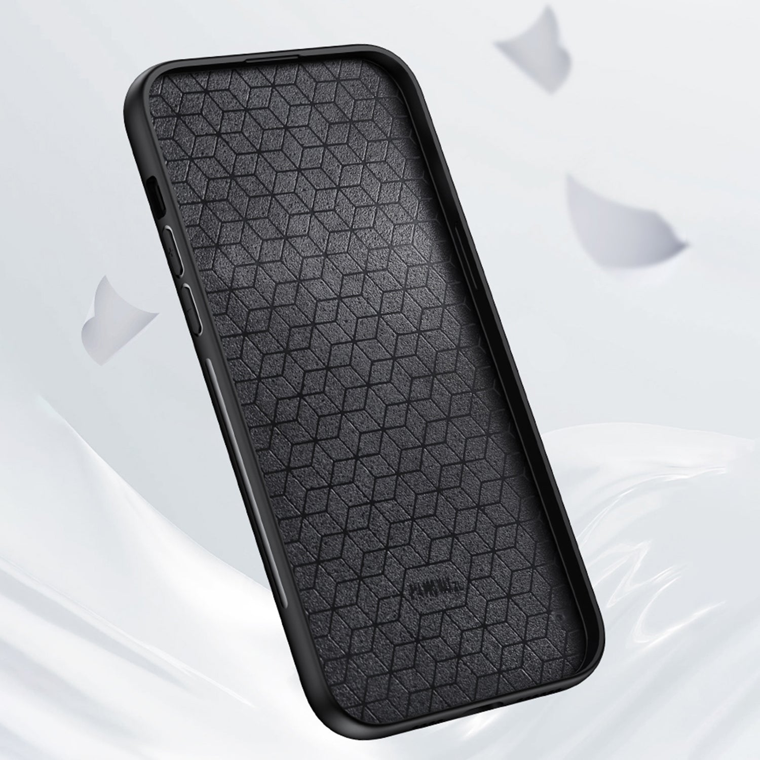 For Oppo A2 5G / A79 5G Phone Case Shock-Absorption TPU+PC+PU Leather Cover with Deer Pattern - Black