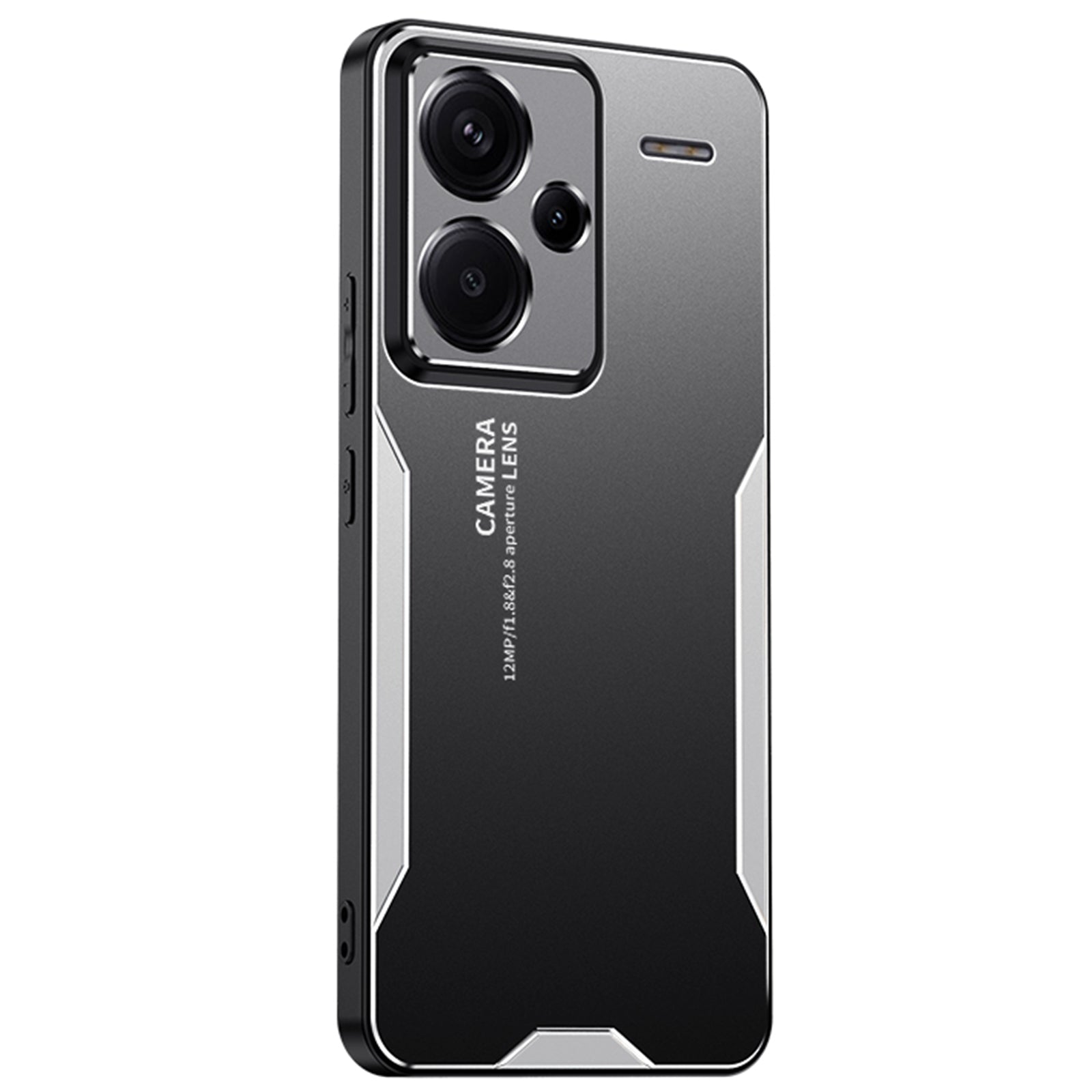 For Xiaomi Redmi Note 13 Pro+ 5G Case Aluminium Alloy+TPU+PC Airbag Protection Protective Shell with Lens Cover - Gold