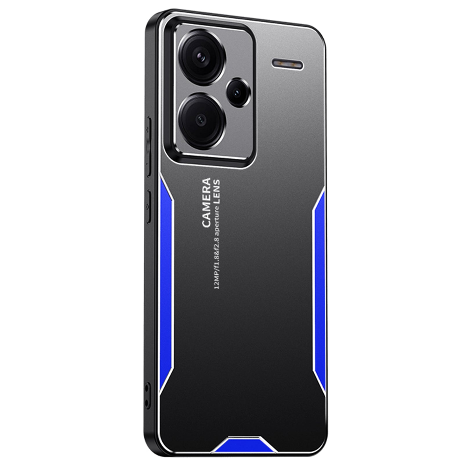 For Xiaomi Redmi Note 13 Pro+ 5G Case Aluminium Alloy+TPU+PC Airbag Protection Protective Shell with Lens Cover - Gold